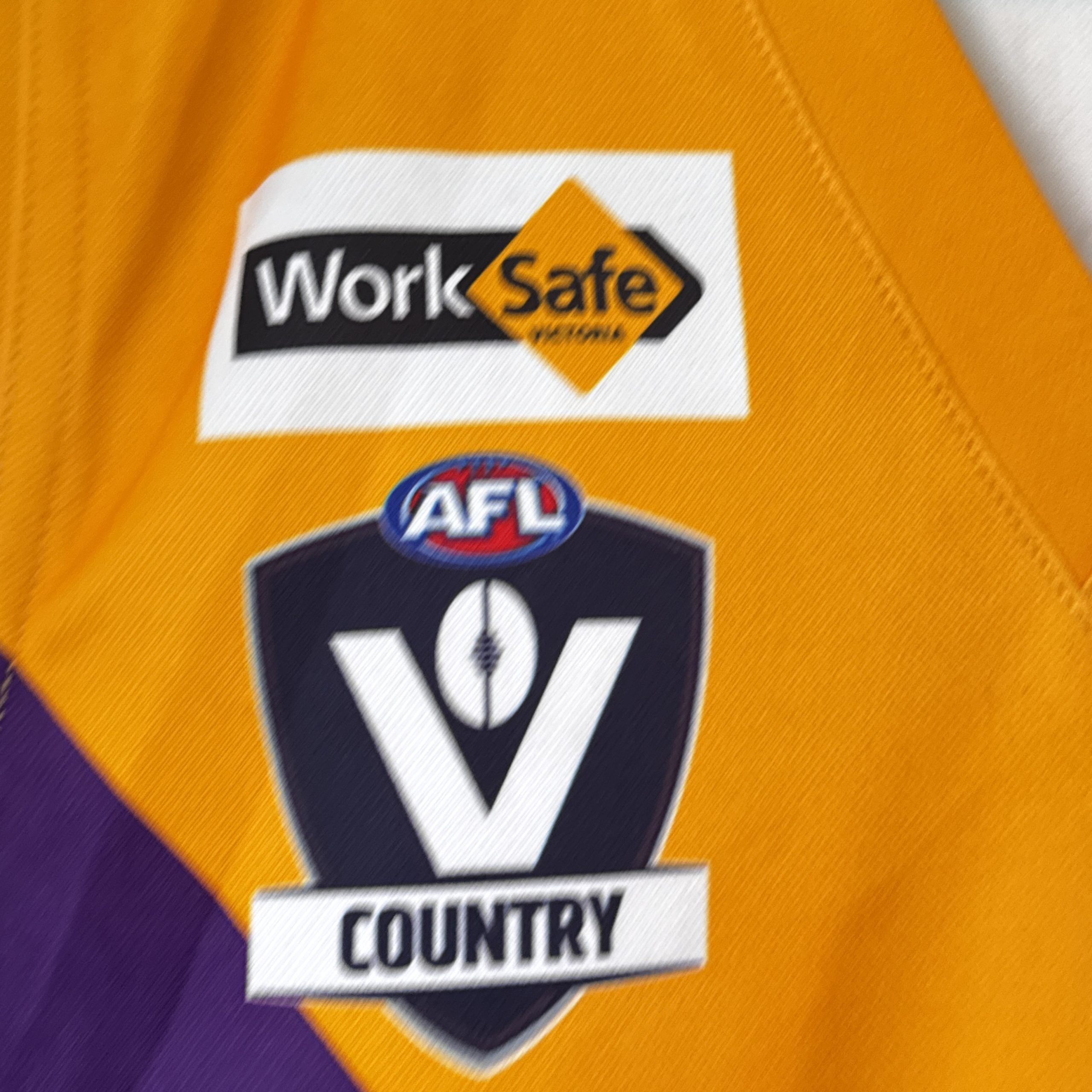 Sherwood Purple & Orange Football Singlet XL Club Logo 1932 image 6