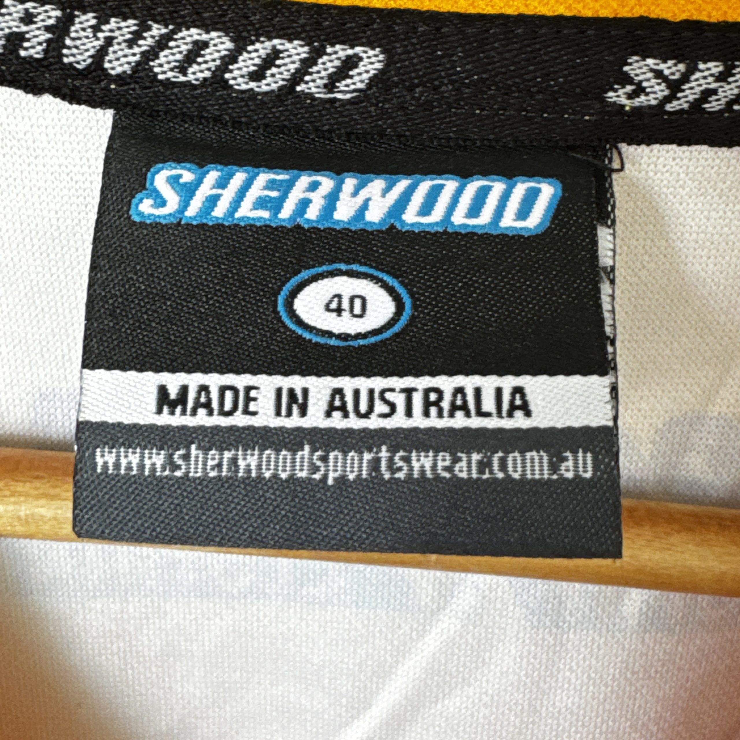 Sherwood Purple & Orange Football Singlet XL Club Logo 1932 image 7