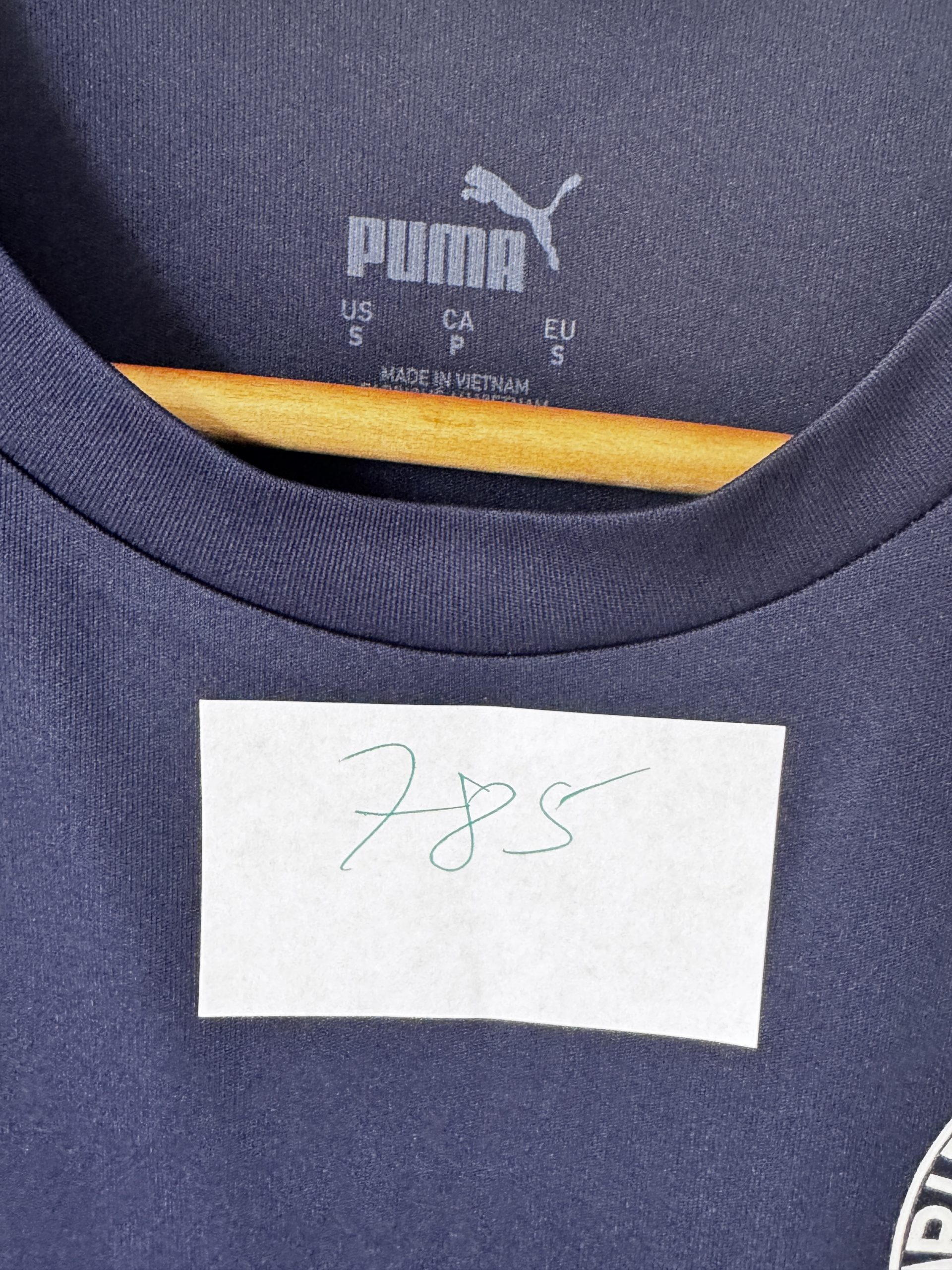 Puma Navy & White Maurizio Ganz Camp T-Shirt US S EU S 785 image 8