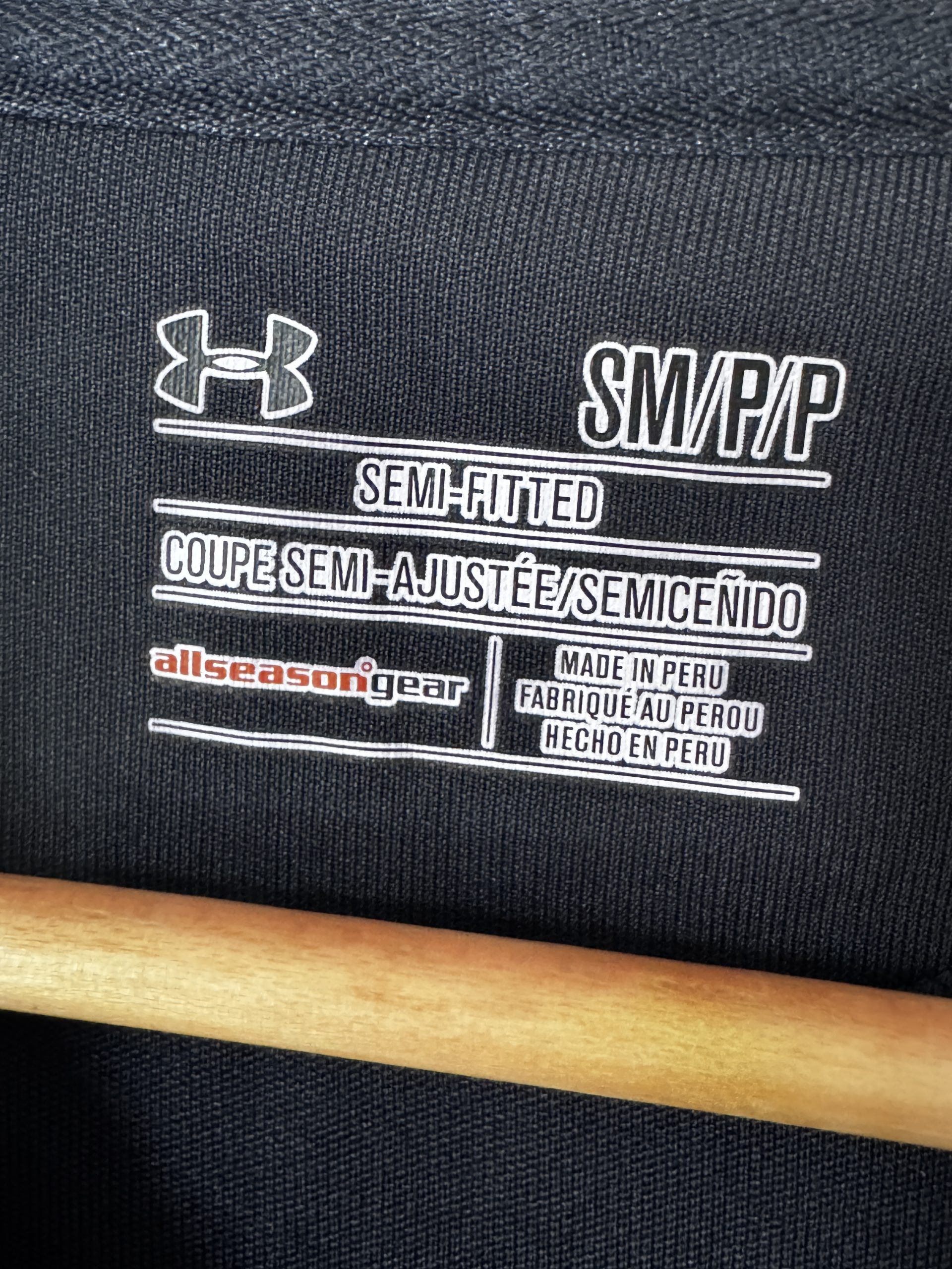 Under Armour Black Australian Lacrosse Association Polo Shirt Semi-Fitted M 784 image 5
