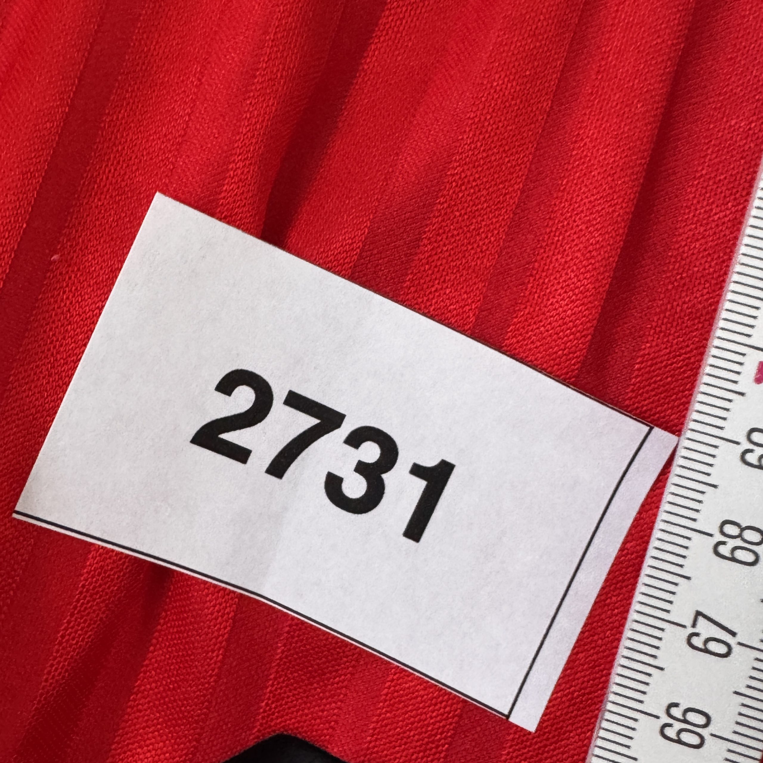 Monticolor Red & White Football Long Sleeve Jersey XL 2731 image 8