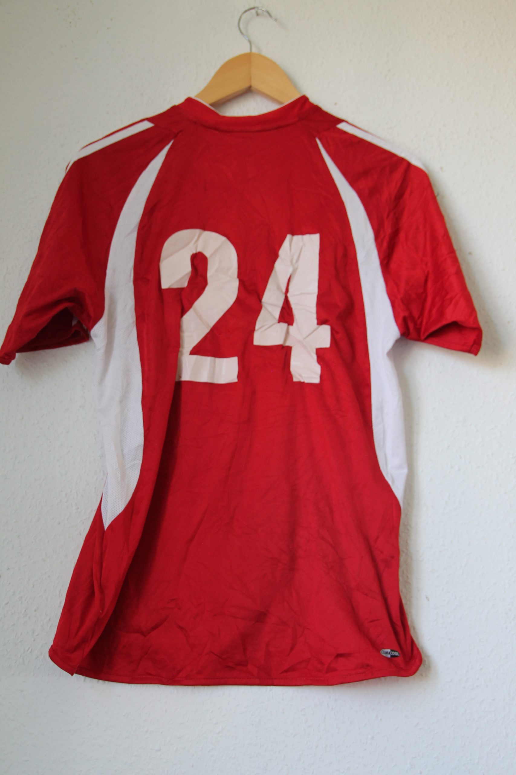 Adidas Red & White Soccer Jersey EU XL 24 KSC Freebeats Ohio 2730 image 4