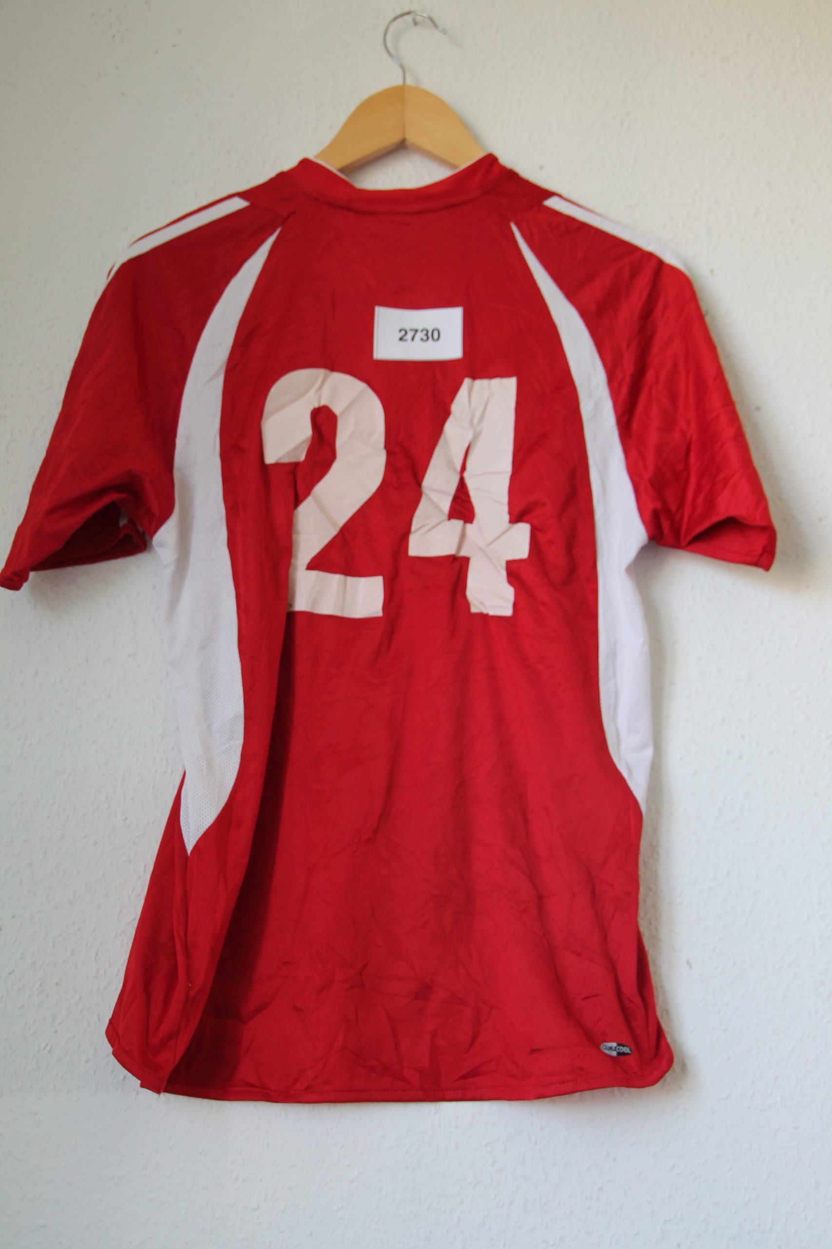 Adidas Red & White Soccer Jersey EU XL 24 KSC Freebeats Ohio 2730 image 5