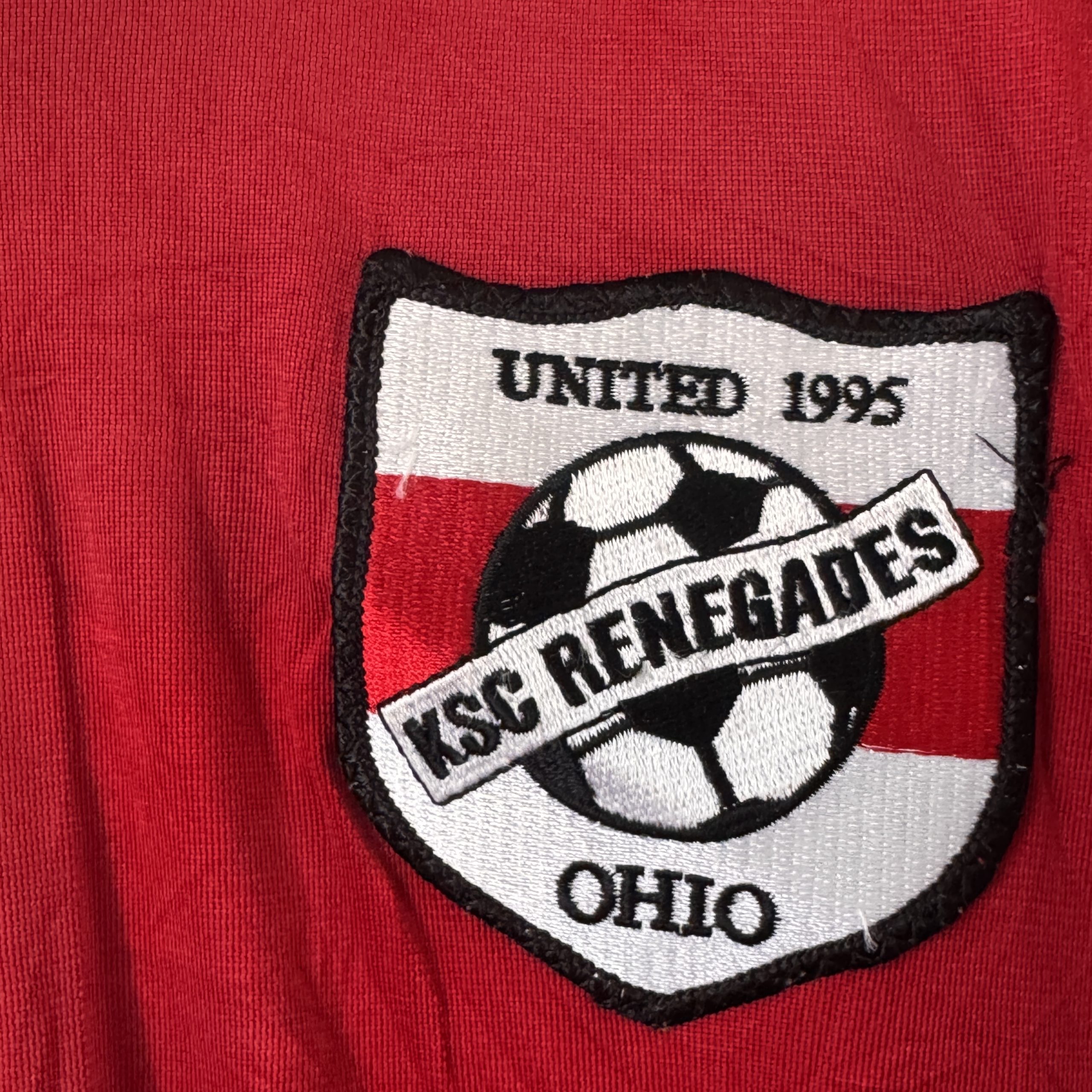 Adidas Red & White Soccer Jersey EU XL 24 KSC Freebeats Ohio 2730 image 9