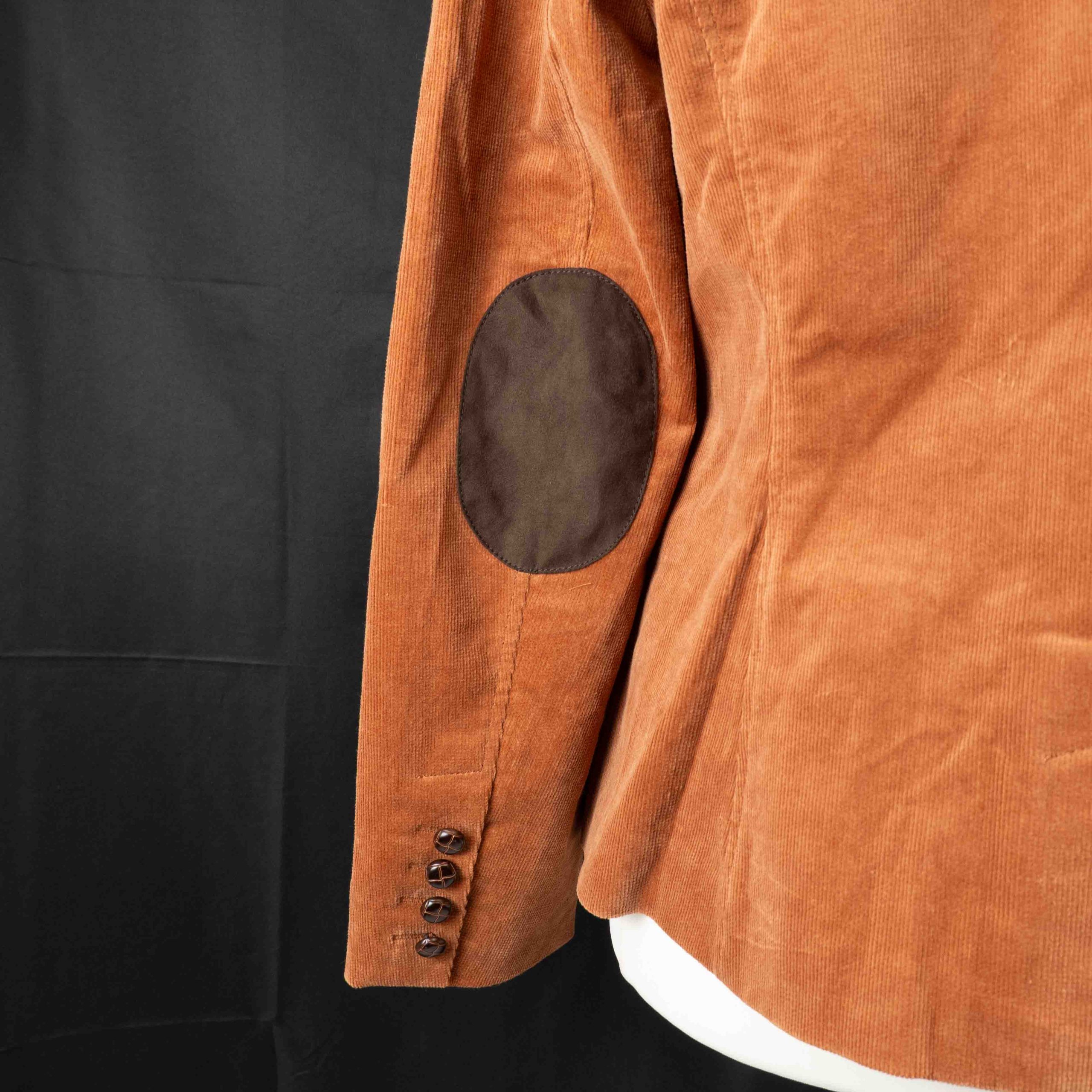 Aniston Casual Brown Corduroy Blazer Jacket 18 Elbow Patches Pre-Owned image 5