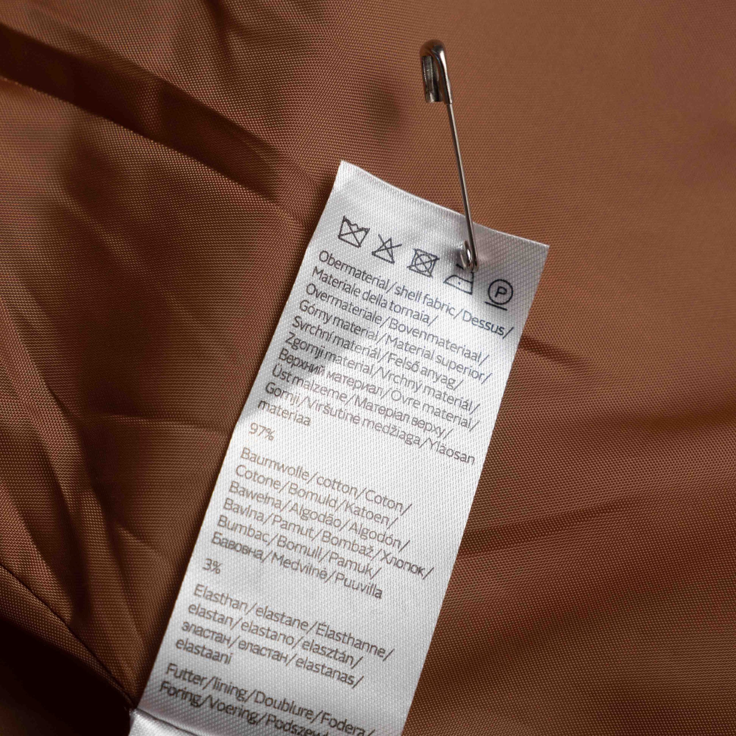 Aniston Casual Brown Corduroy Blazer Jacket 18 Elbow Patches Pre-Owned image 8