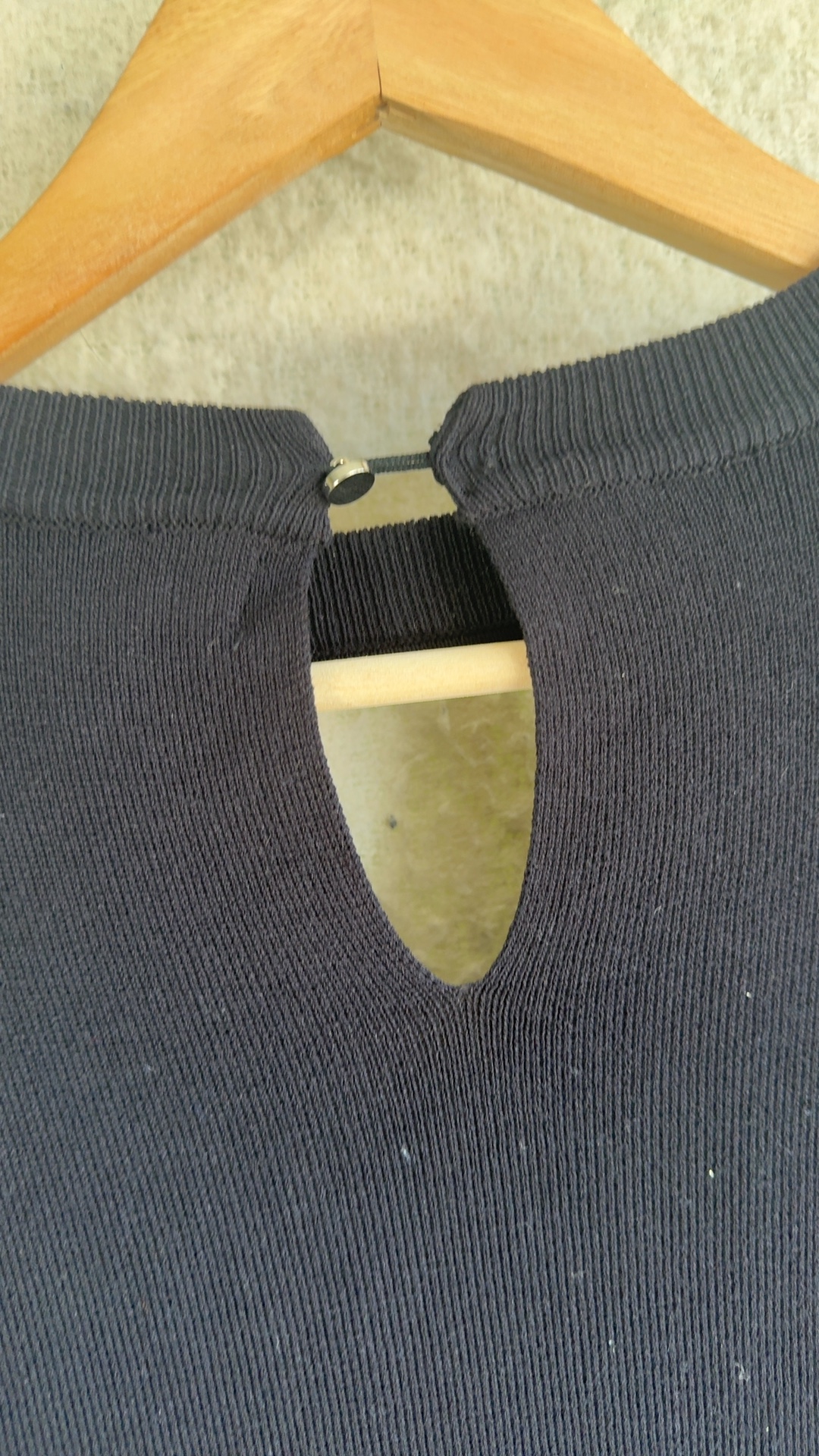 Friends Like These Black Knit Jumper UK Medium Ribbed Long Sleeve Sweater image 5