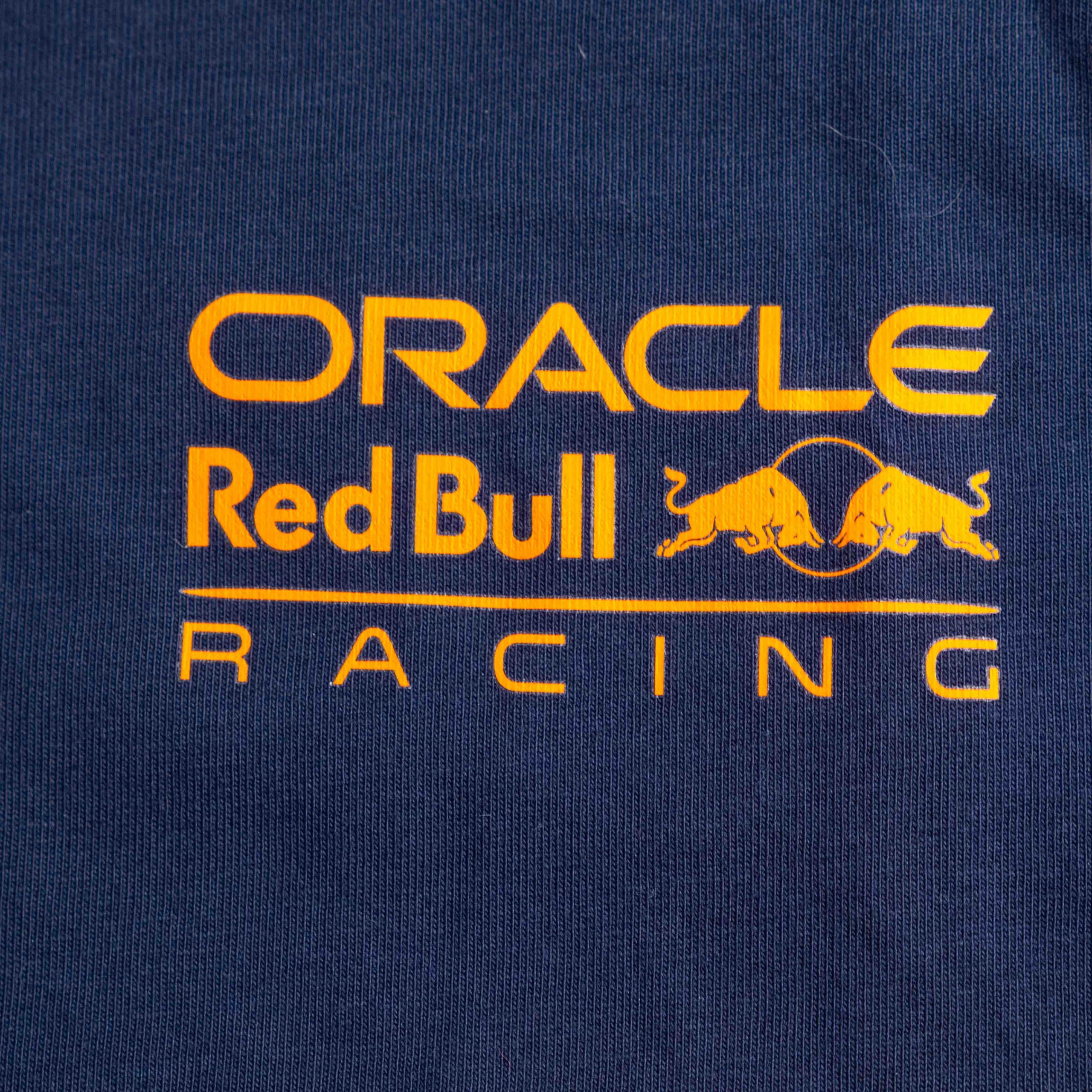 Oracle Red Bull Racing Cotton T-shirt 4XL Navy Racing Number 1 Pre-Owned image 7