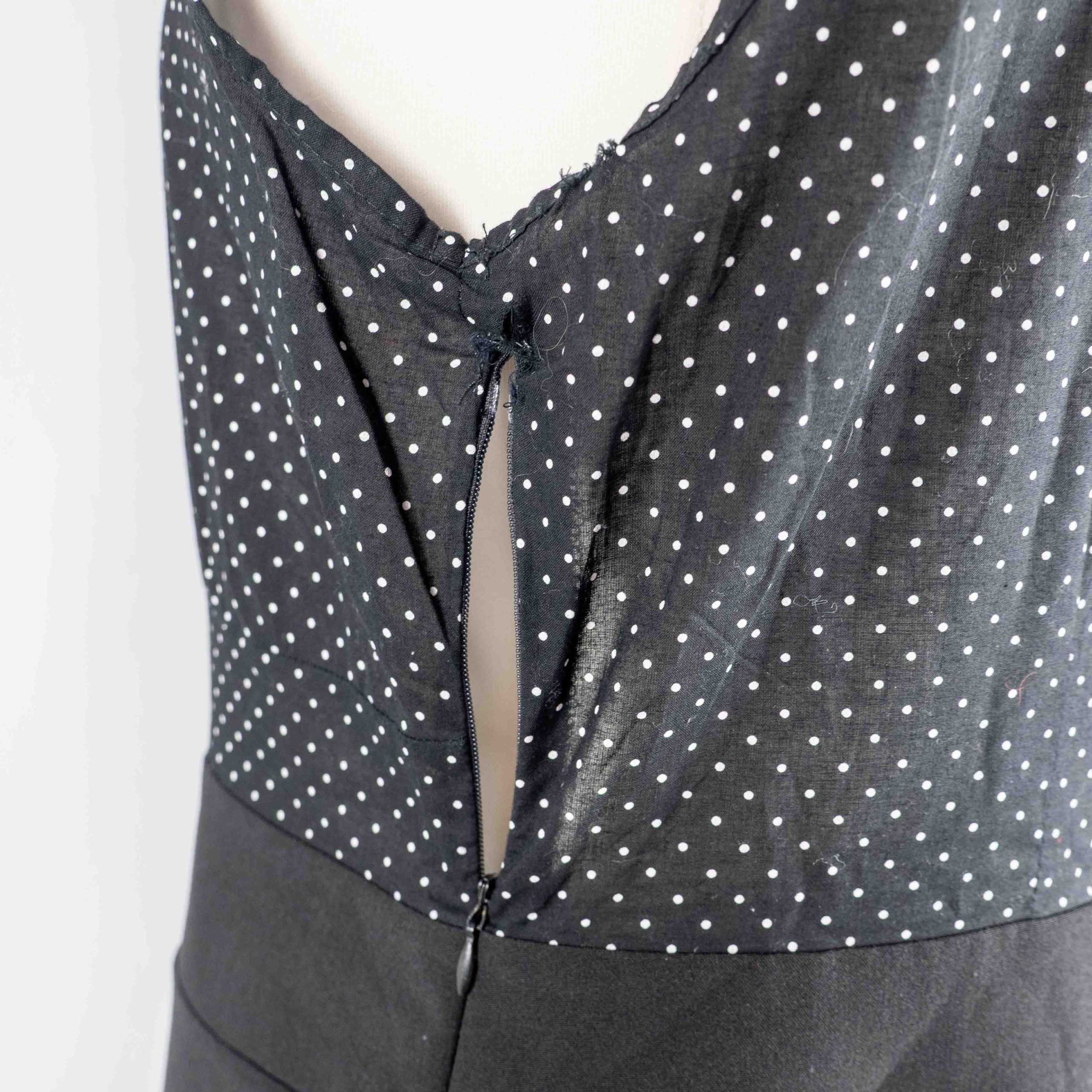 Mia Mora 18 Black Polka Dot Dress Sleeveless Pre-Owned image 6