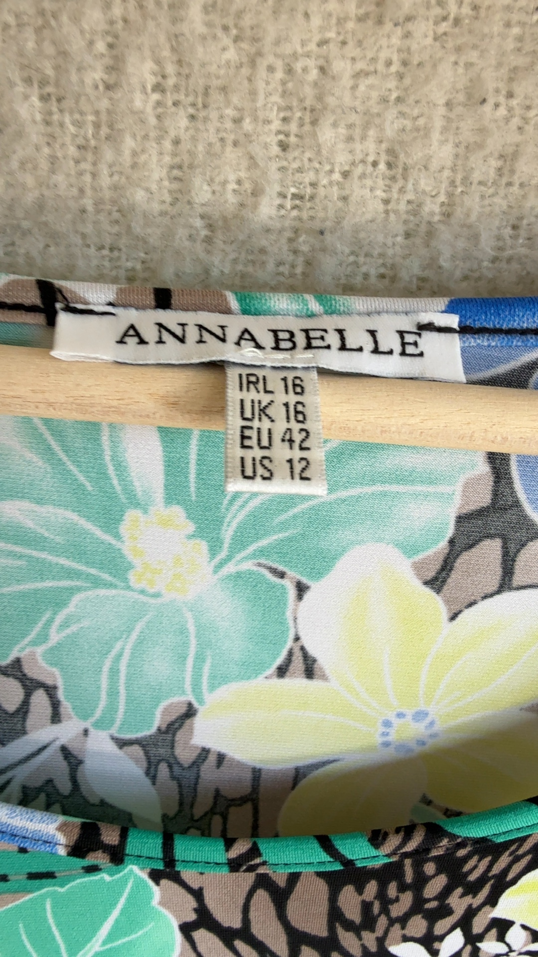 Annabelle Floral Print Tropical Top UK 16 Summer Multicolor Casual image 3