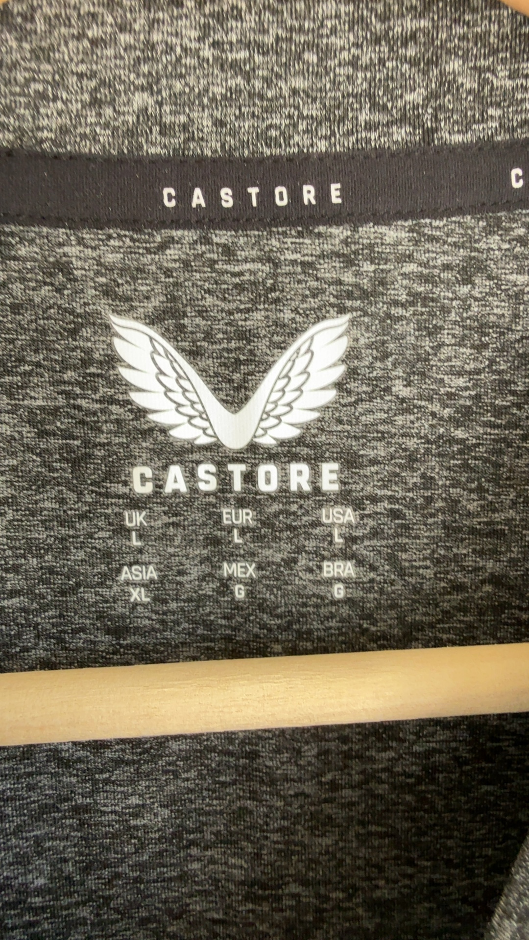 Castore Newcastle United Charcoal Grey Football T-Shirt Large Casual Fit image 3