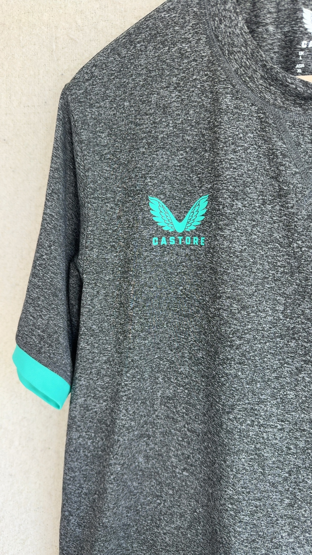 Castore Newcastle United Charcoal Grey Football T-Shirt Large Casual Fit image 4