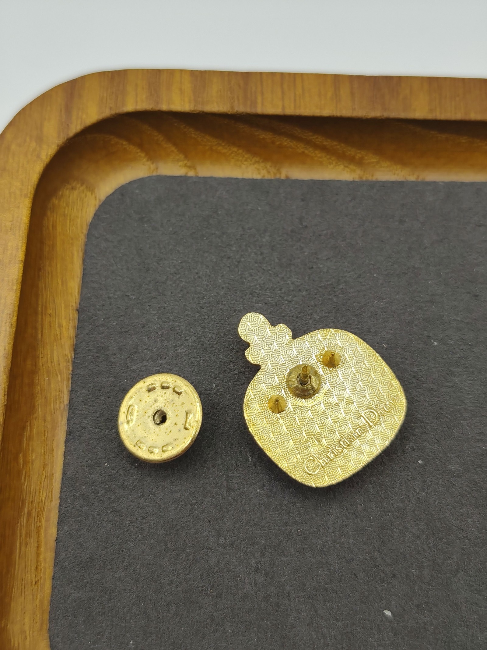 Christian Dior Gold Tone Pin Brooch Embellishment Other image 4