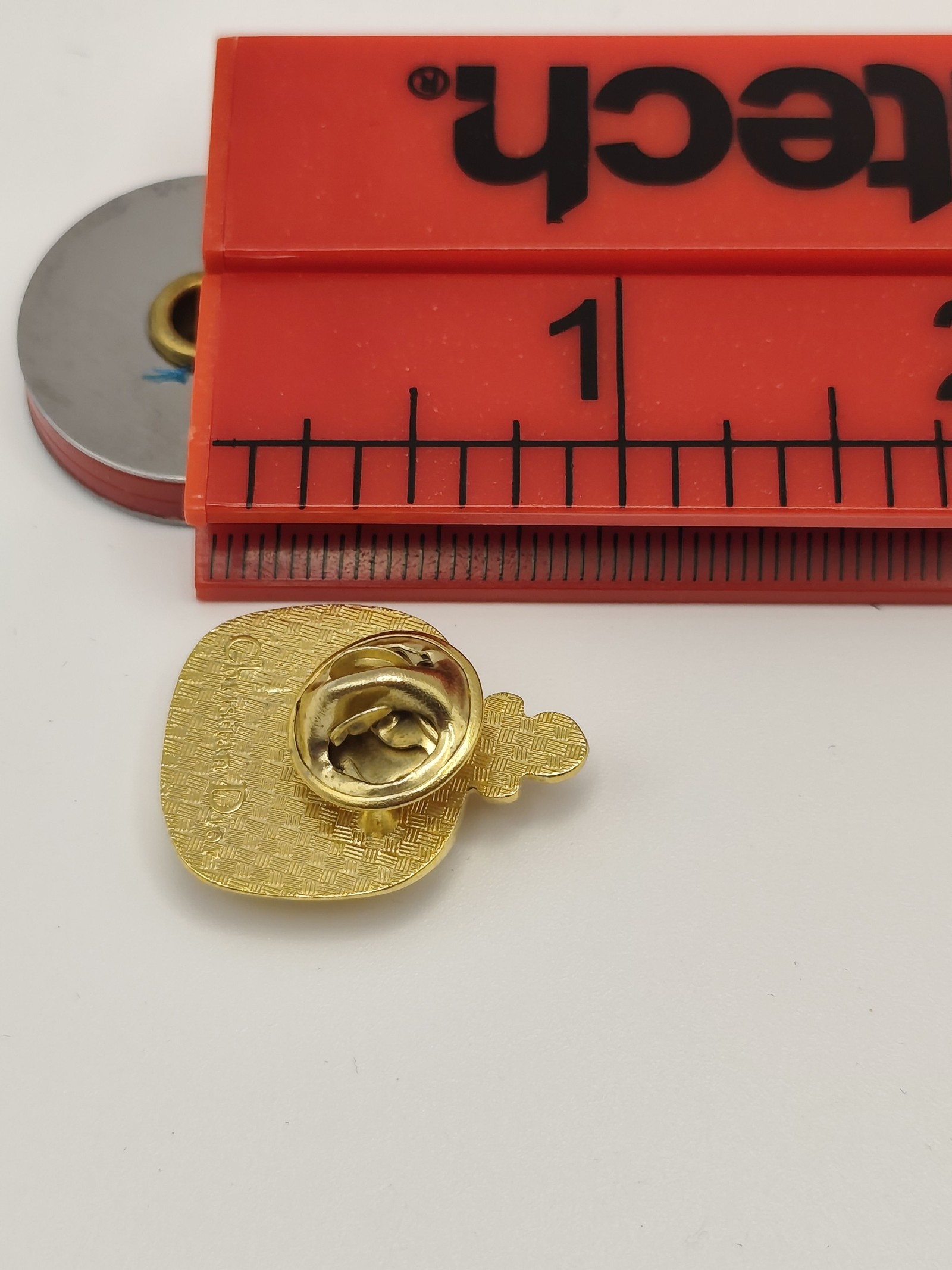 Christian Dior Gold Tone Pin Brooch Embellishment Other image 6