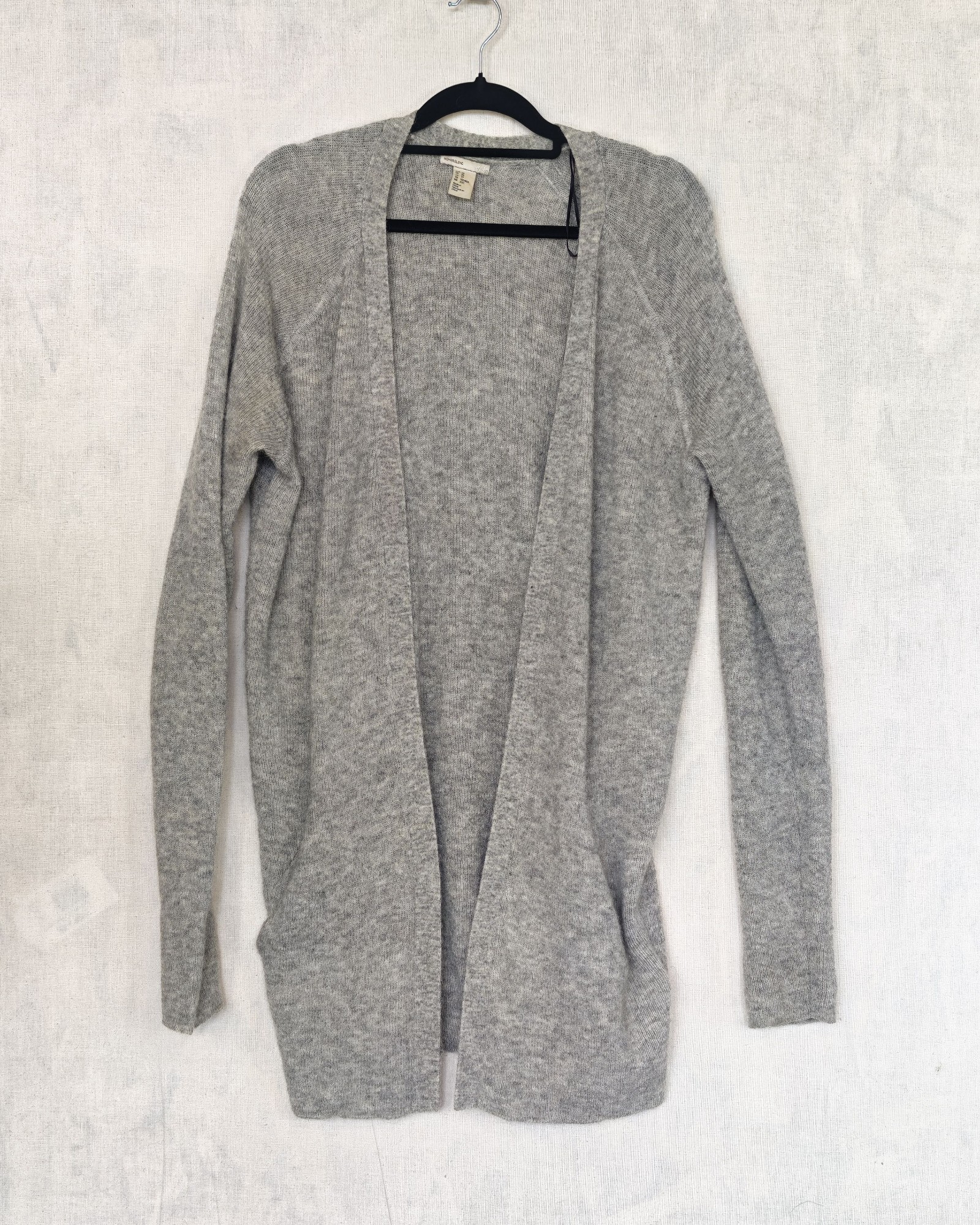 H&M Grey Mohair Blend Cardigan XS