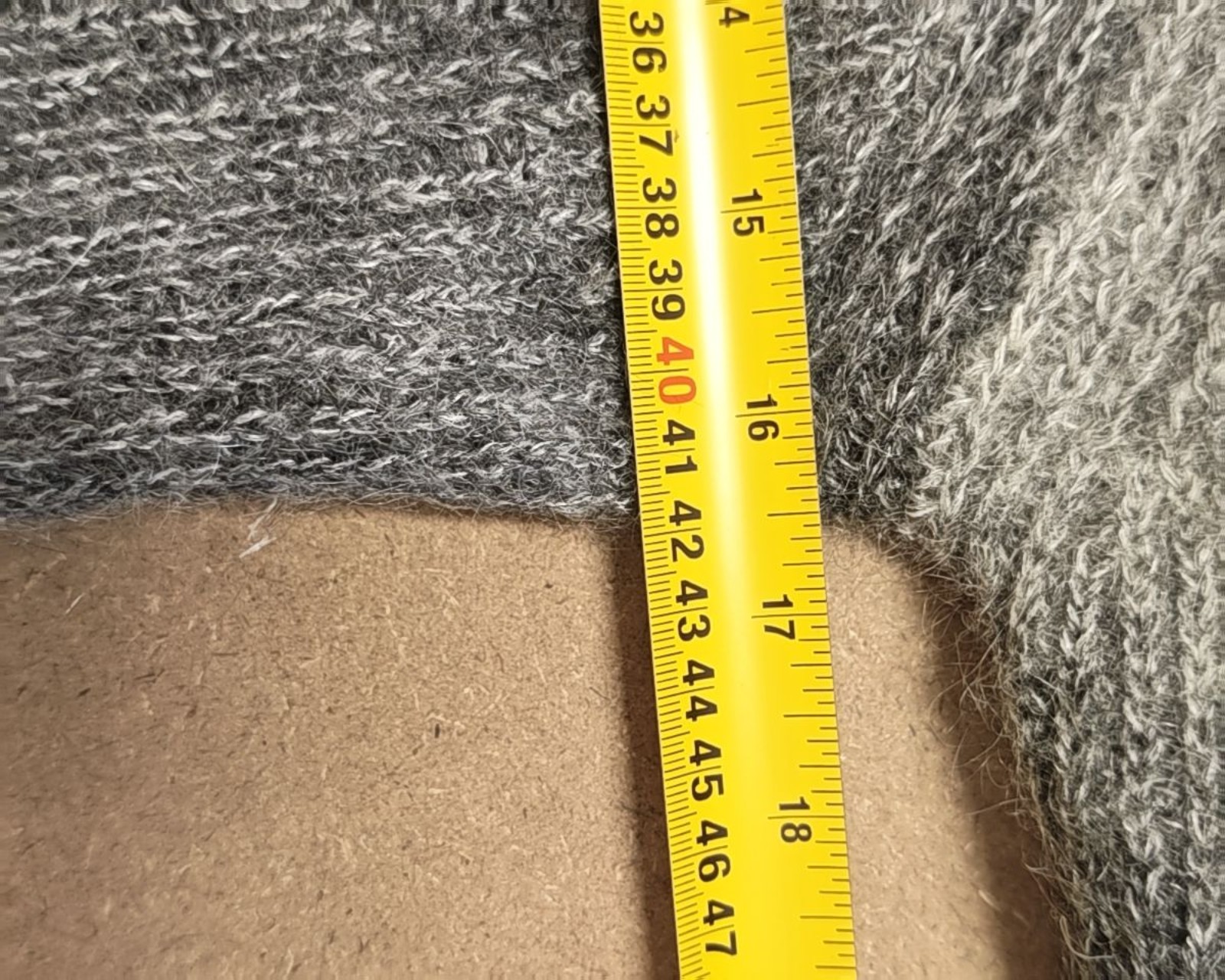 Nique Grey Ombre Mohair Wool Nylon Sweater XS image 5
