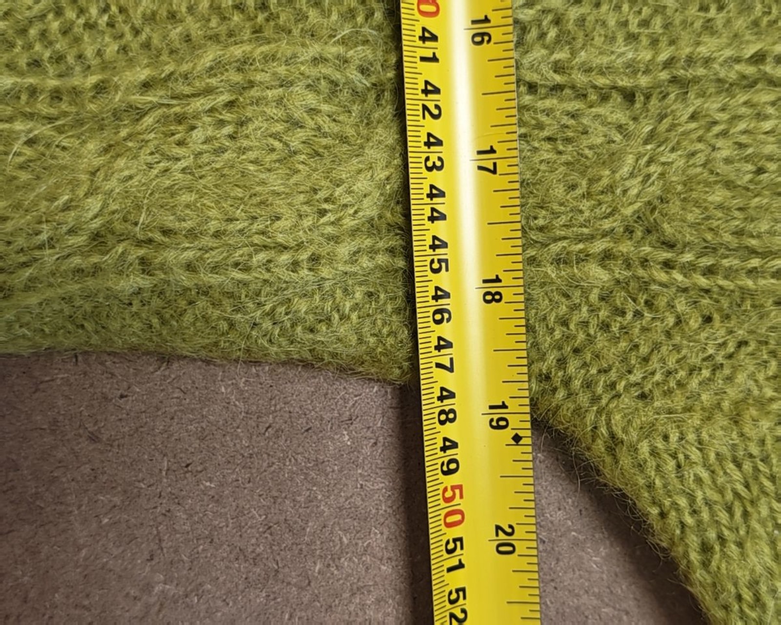 Limited Express Green Mohair Blend Cable Knit Sweater Small image 4