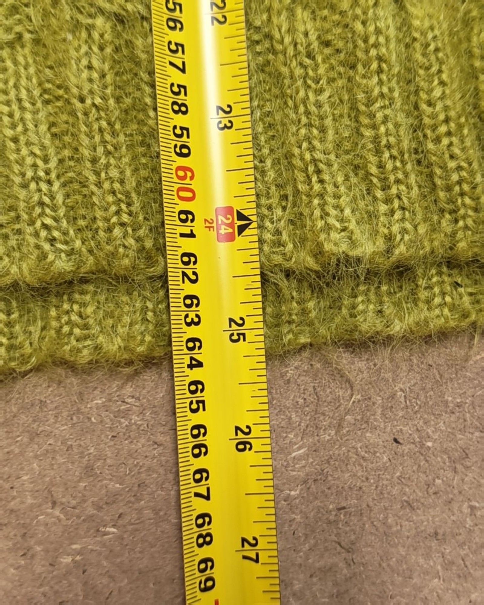 Limited Express Green Mohair Blend Cable Knit Sweater Small image 5