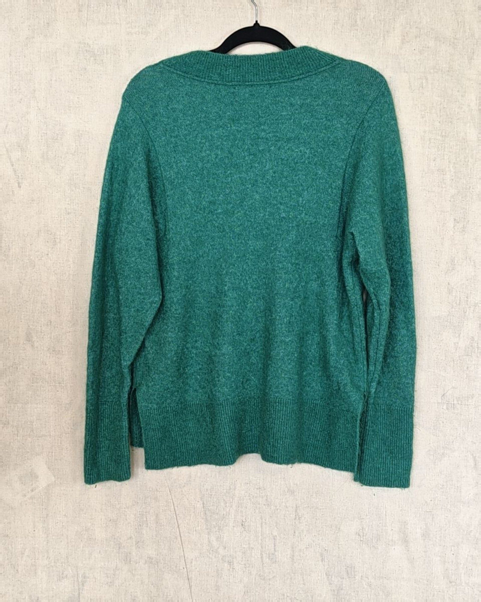Witchery Green Wool/Mohair Blend Jumper Medium Soft Knit image 2
