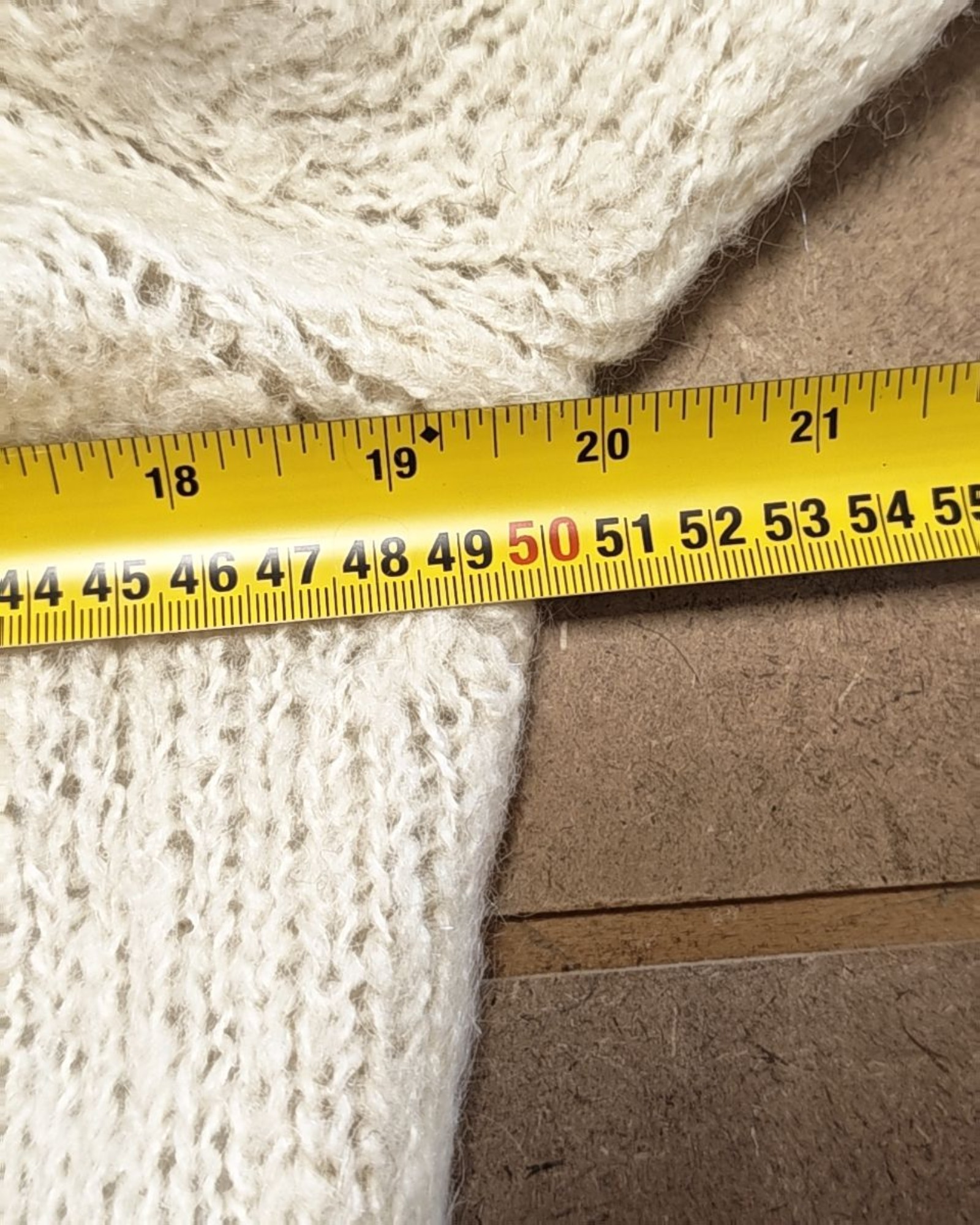 United Colors of Benetton Cream Mohair Blend Cardigan Medium image 6