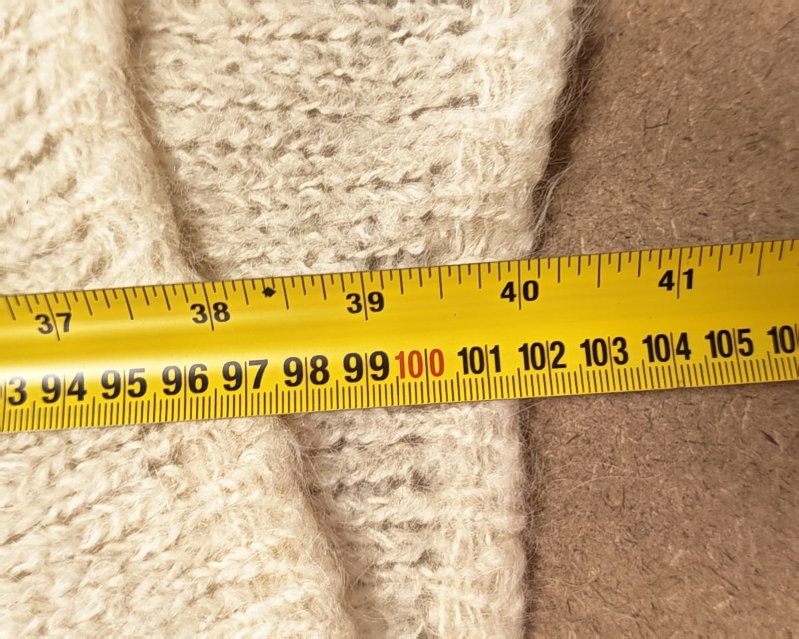 United Colors of Benetton Cream Mohair Blend Cardigan Medium image 7