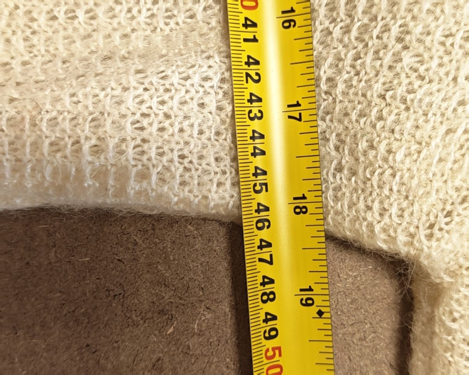 Genfins Cream Mohair Knit Cardigan 44 image 4
