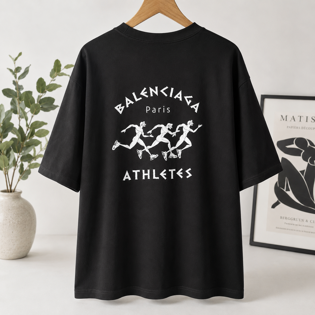 Balenciaga T-shirt Noir Athletes XL Coton Portugal image 5