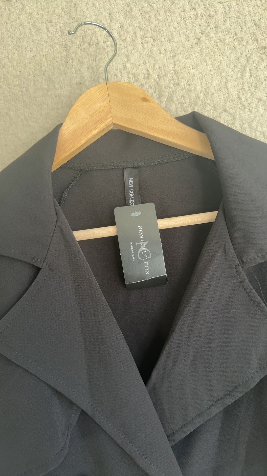 New Collection Black Double Breasted Blazer UK Medium Elegant Office Jacket image 2
