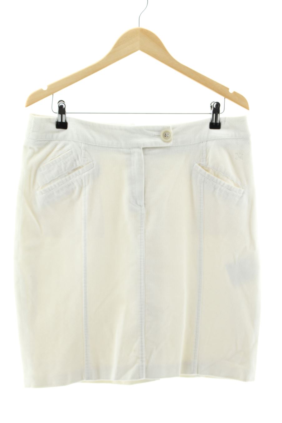 Falda Burberry – Blanco, talla 44, como nueva