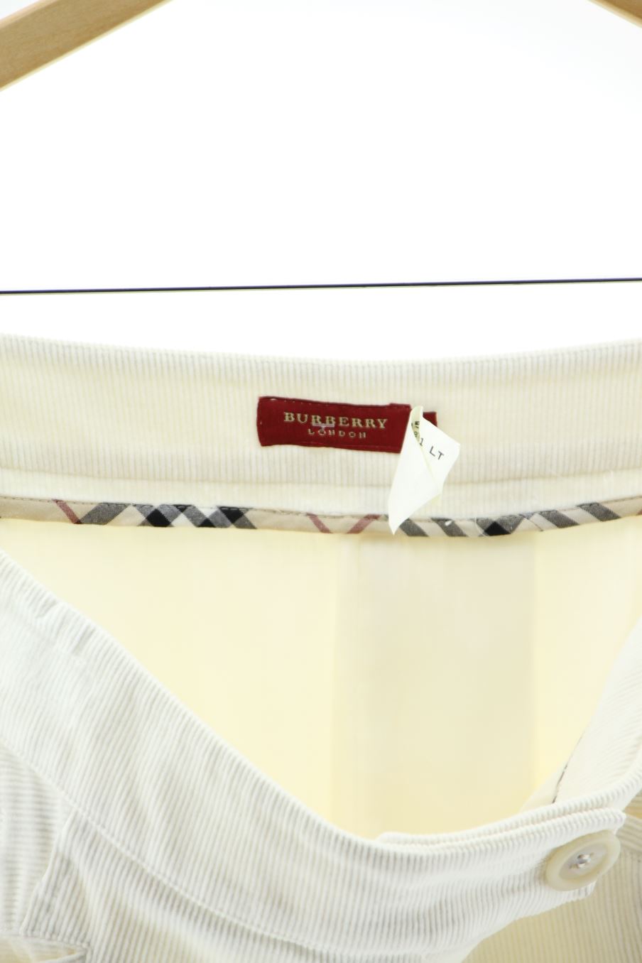 Falda Burberry – Blanco, talla 44, como nueva image 3