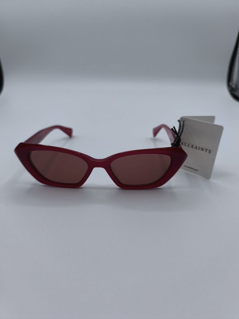 AllSaints Red Cat Eye Sunglasses Unisex Brand new RRP £135