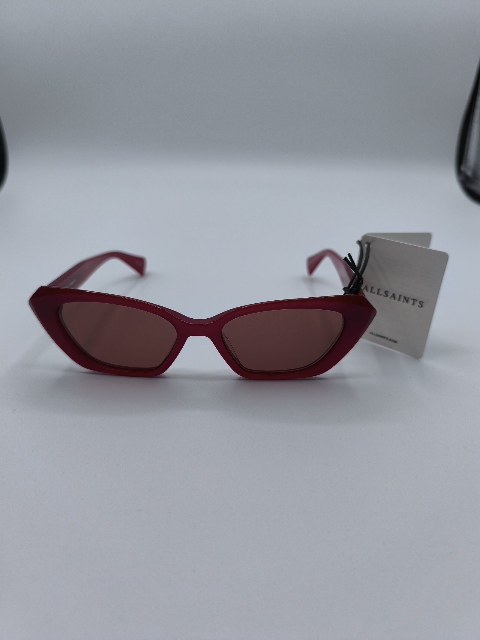 AllSaints Red Cat Eye Sunglasses Unisex Brand new RRP £135