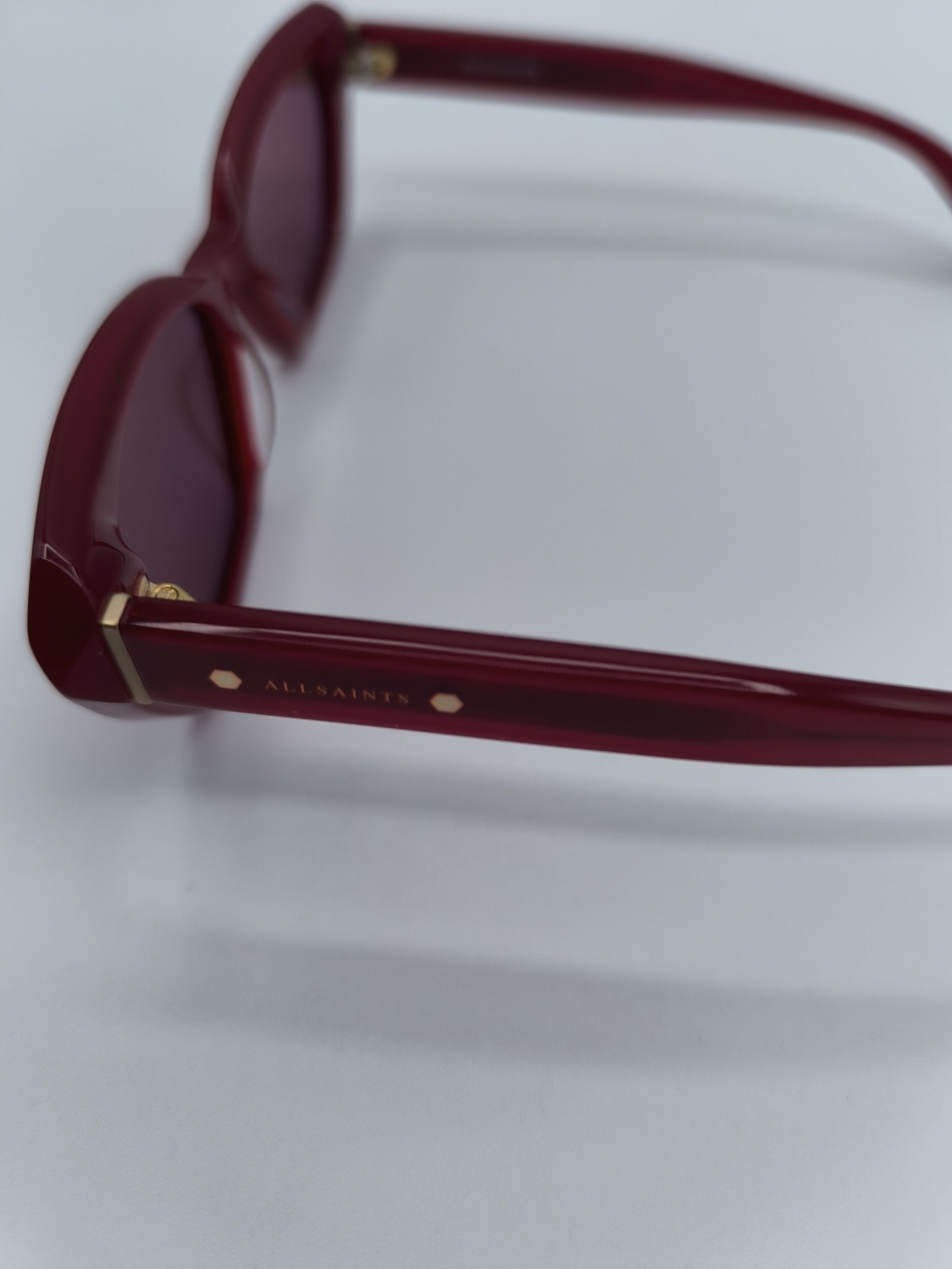 AllSaints Red Cat Eye Sunglasses Unisex Brand new RRP £135 image 5