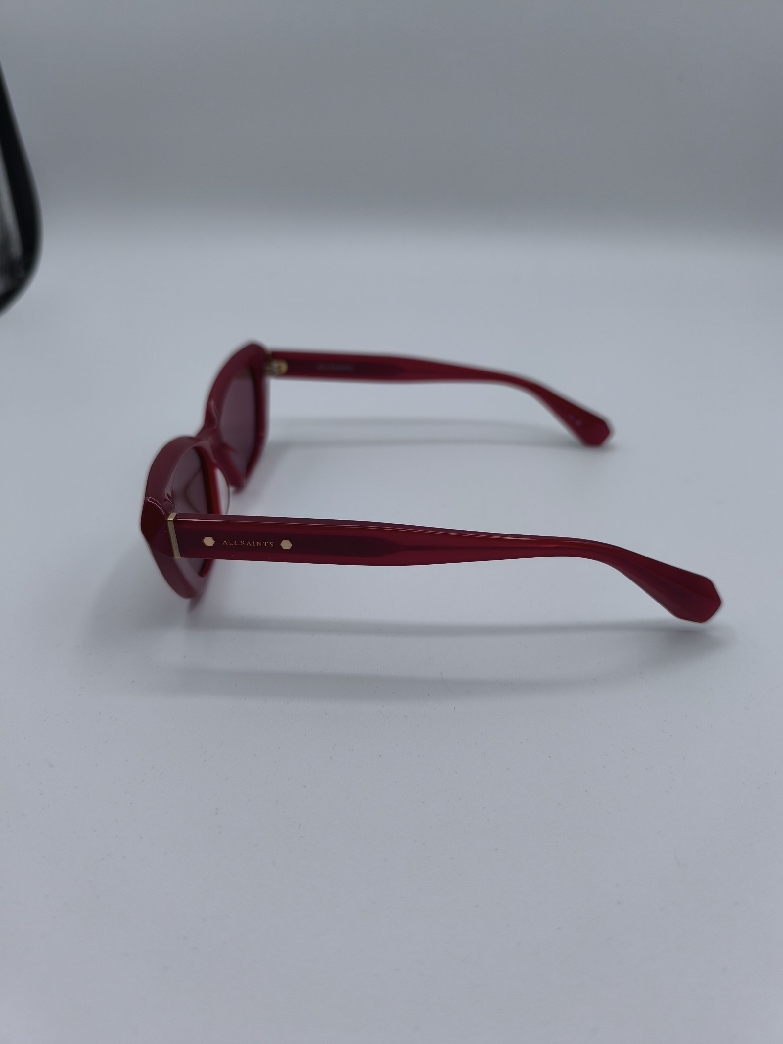AllSaints Red Cat Eye Sunglasses Unisex Brand new RRP £135 image 6