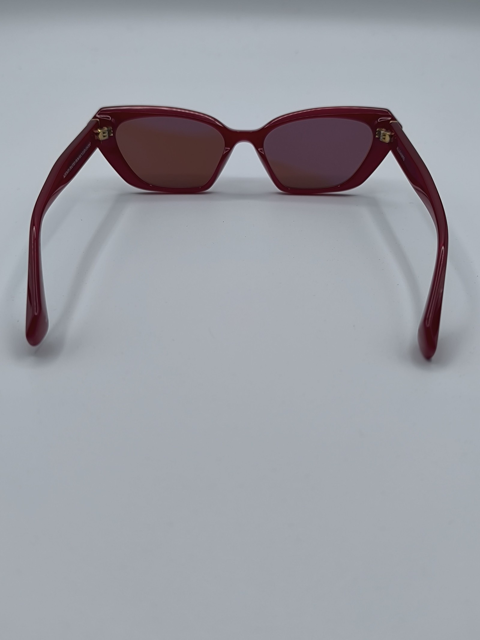 AllSaints Red Cat Eye Sunglasses Unisex Brand new RRP £135 image 8