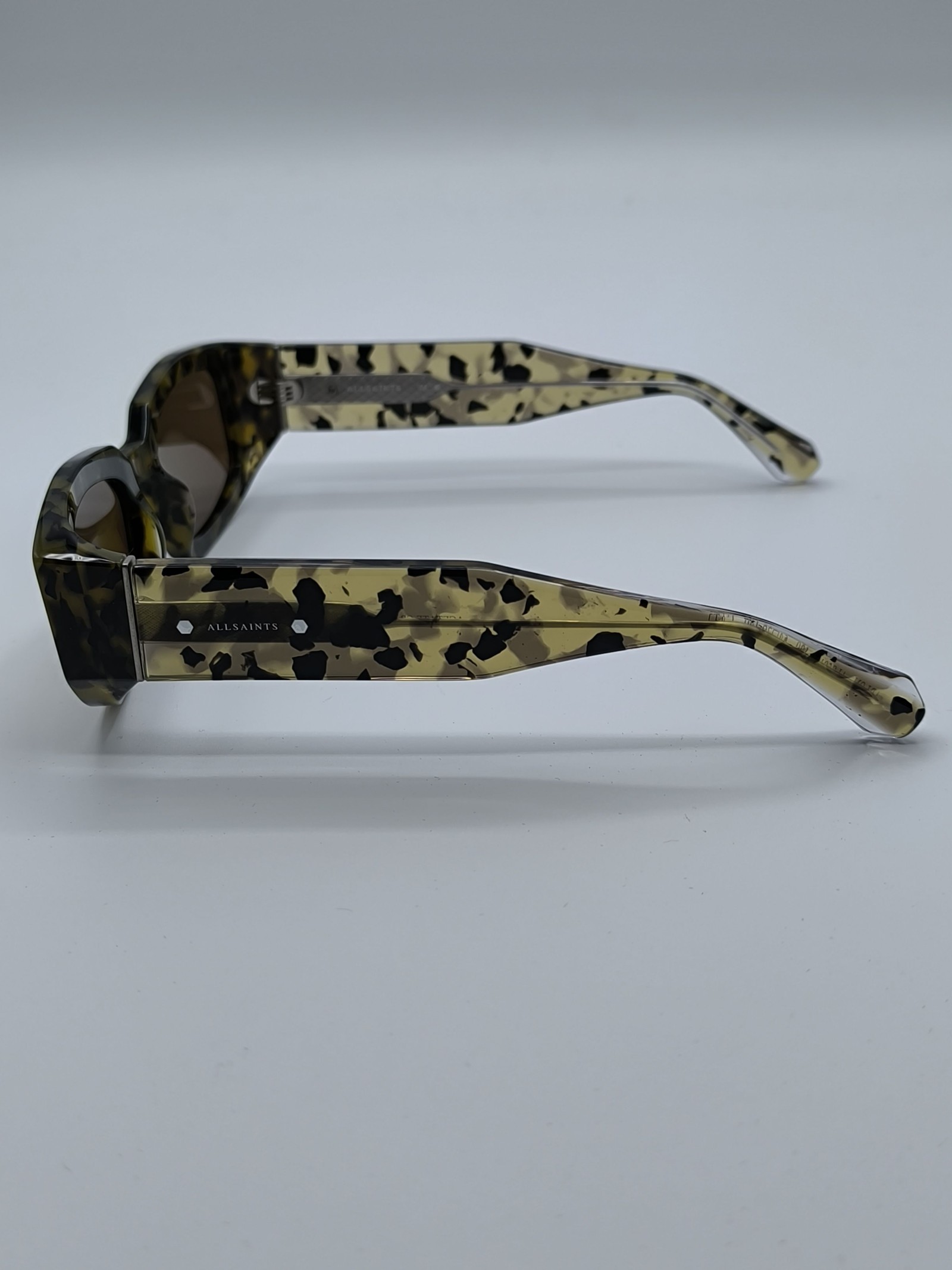 AllSaints Designer sunglasses Tortoise Shell Rectangle Sunglasses £135 RRP image 3
