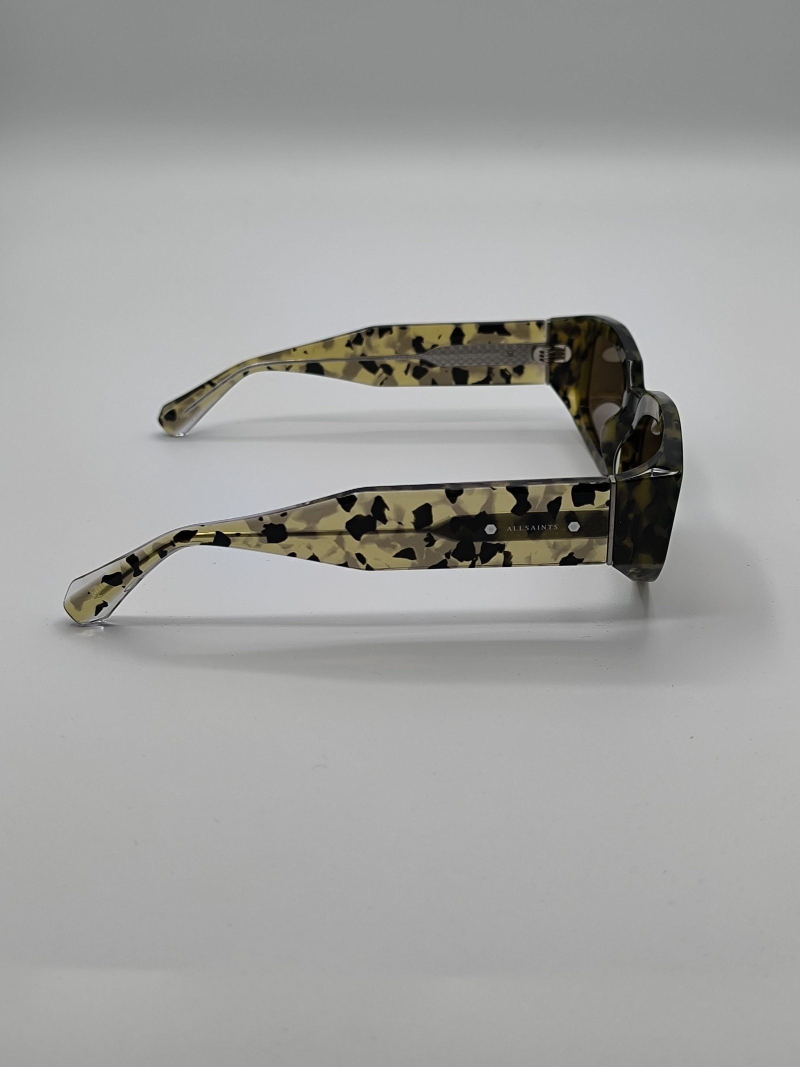 AllSaints Designer sunglasses Tortoise Shell Rectangle Sunglasses £135 RRP image 6