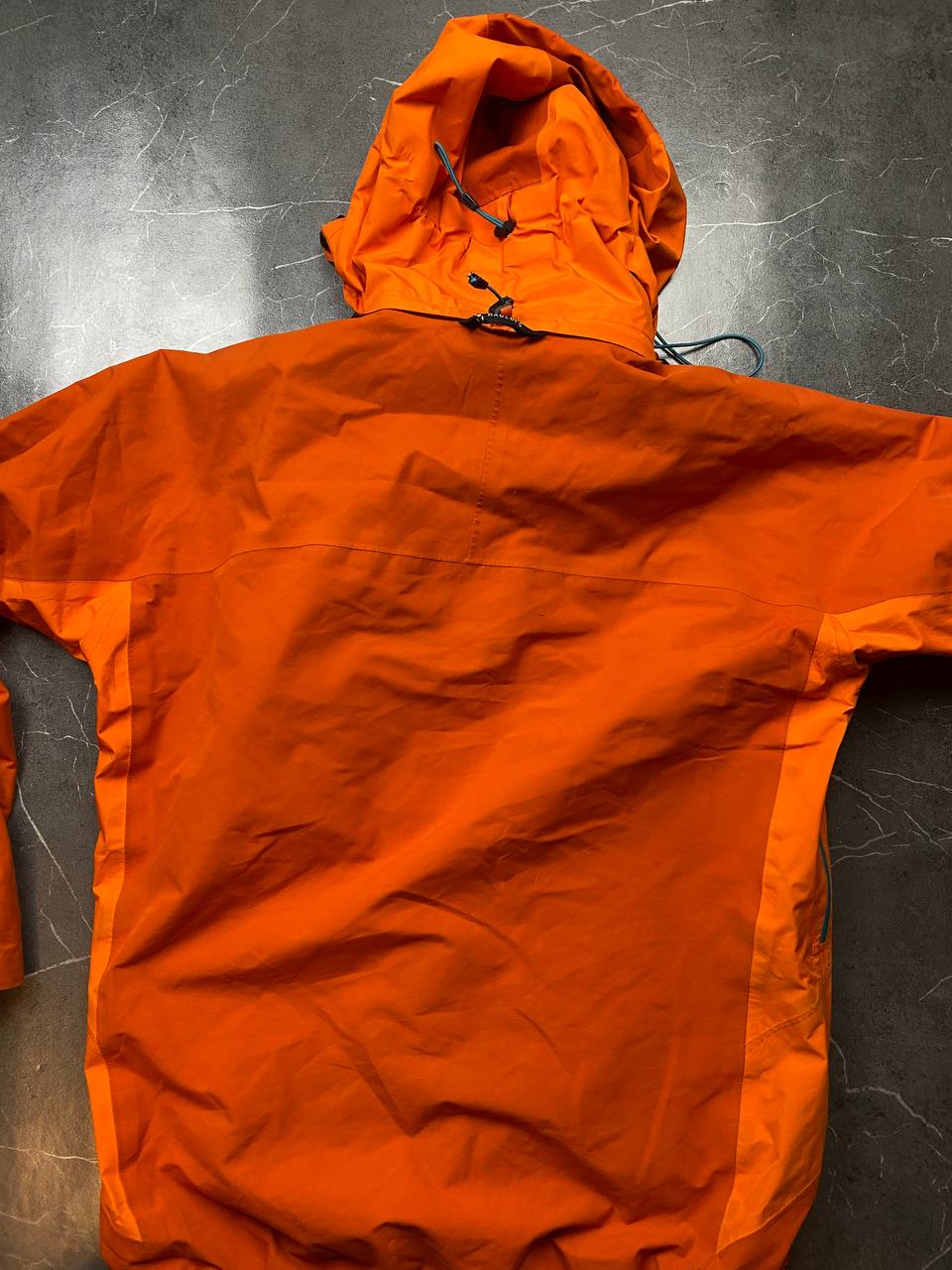 Haglofs Orange Waterproof Outdoor Jacket M Technical Hooded image 3