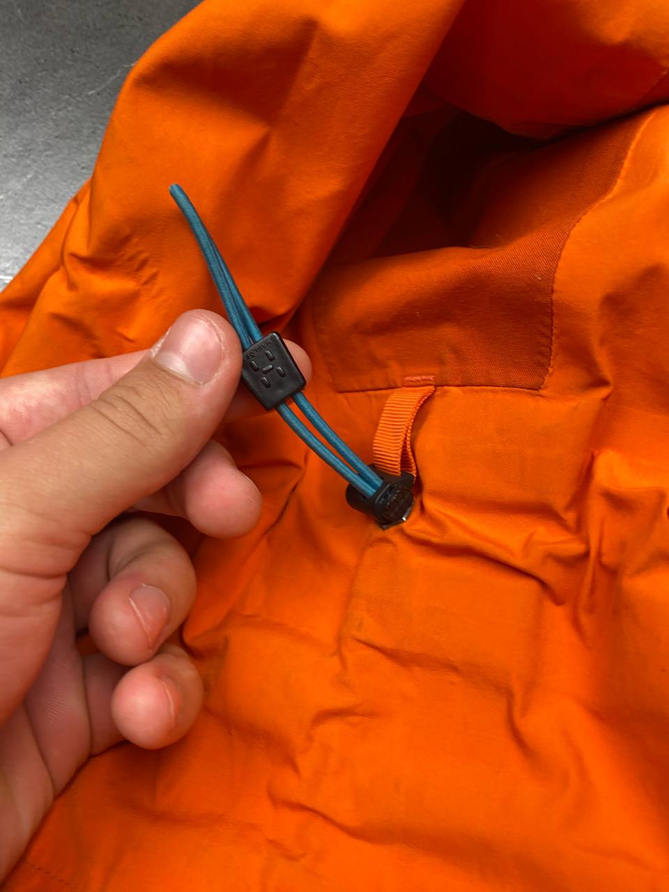 Haglofs Orange Waterproof Outdoor Jacket M Technical Hooded image 4