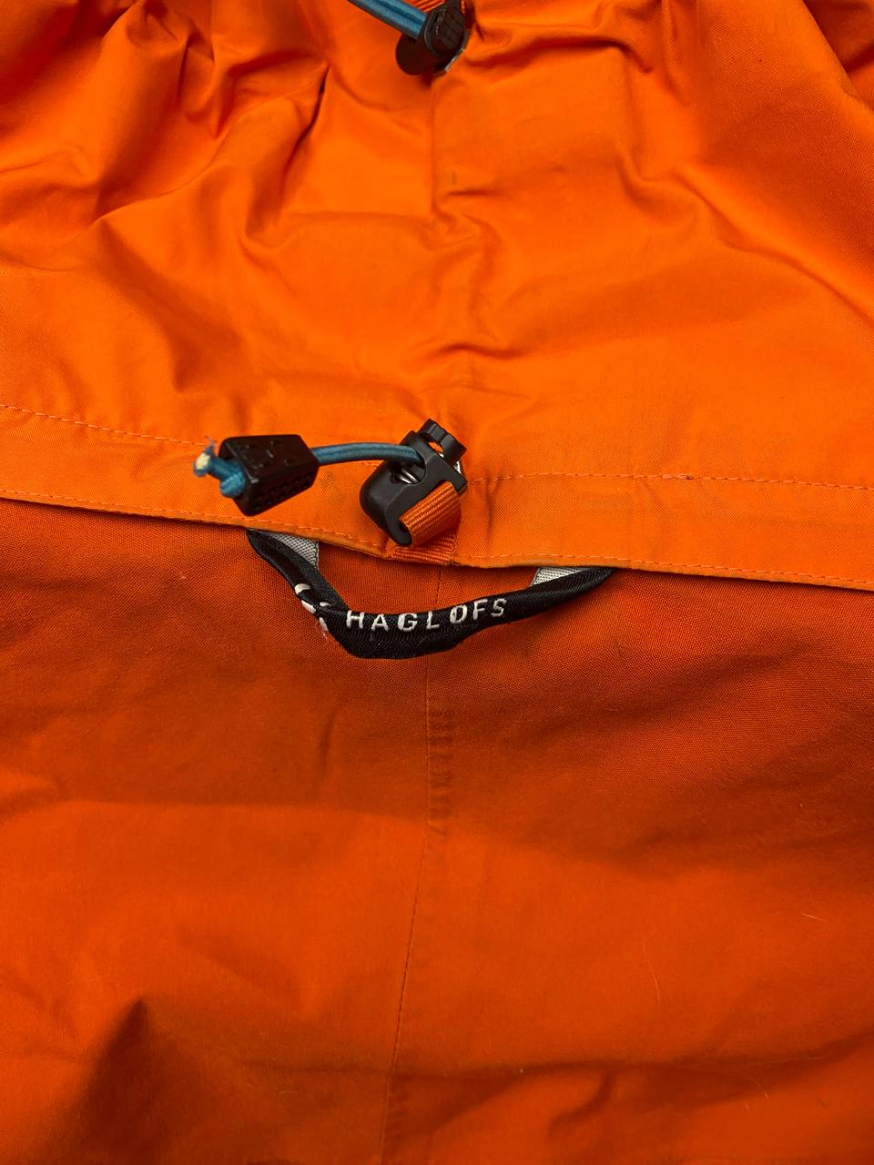 Haglofs Orange Waterproof Outdoor Jacket M Technical Hooded image 5