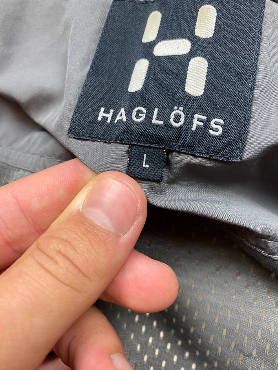 Haglofs Orange Waterproof Outdoor Jacket M Technical Hooded image 8