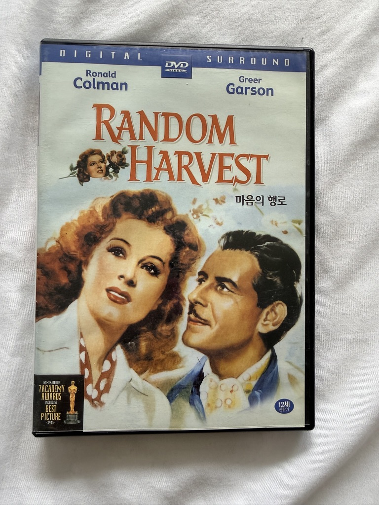 Random Harvest DVD Black & White Classic Movie