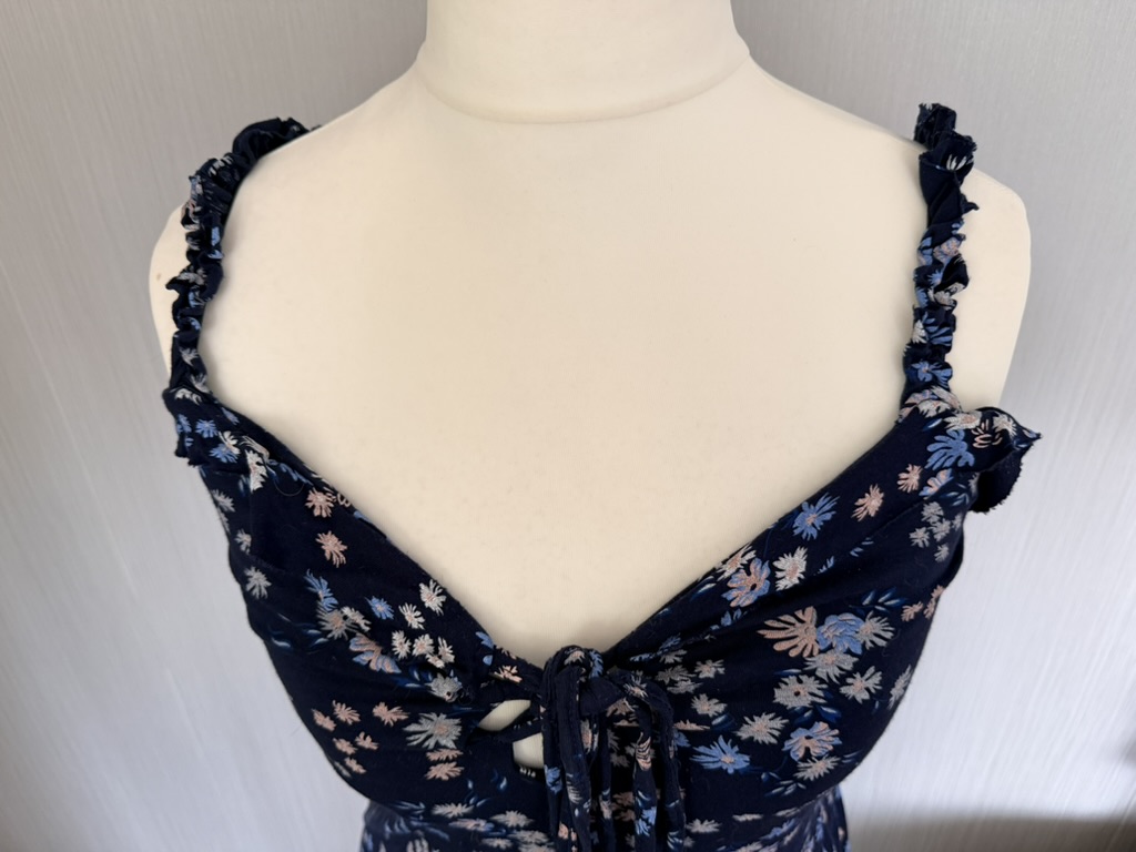 Cameo Rose Navy Blue Floral Cami Top UK 10 image 3