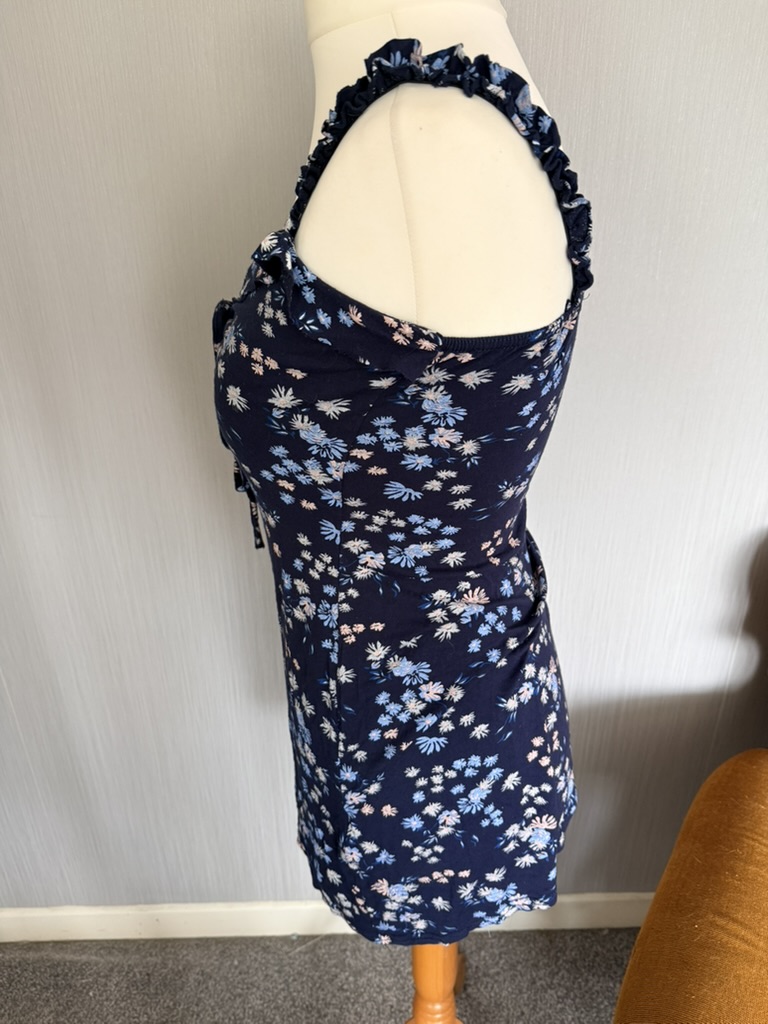 Cameo Rose Navy Blue Floral Cami Top UK 10 image 4