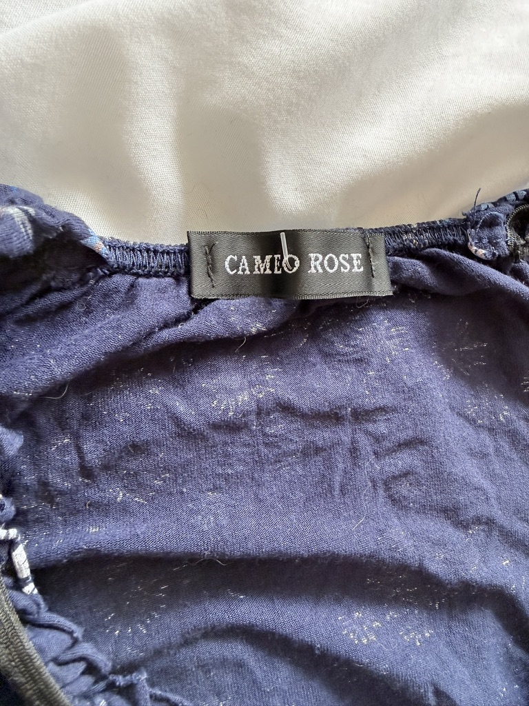 Cameo Rose Navy Blue Floral Cami Top UK 10 image 7