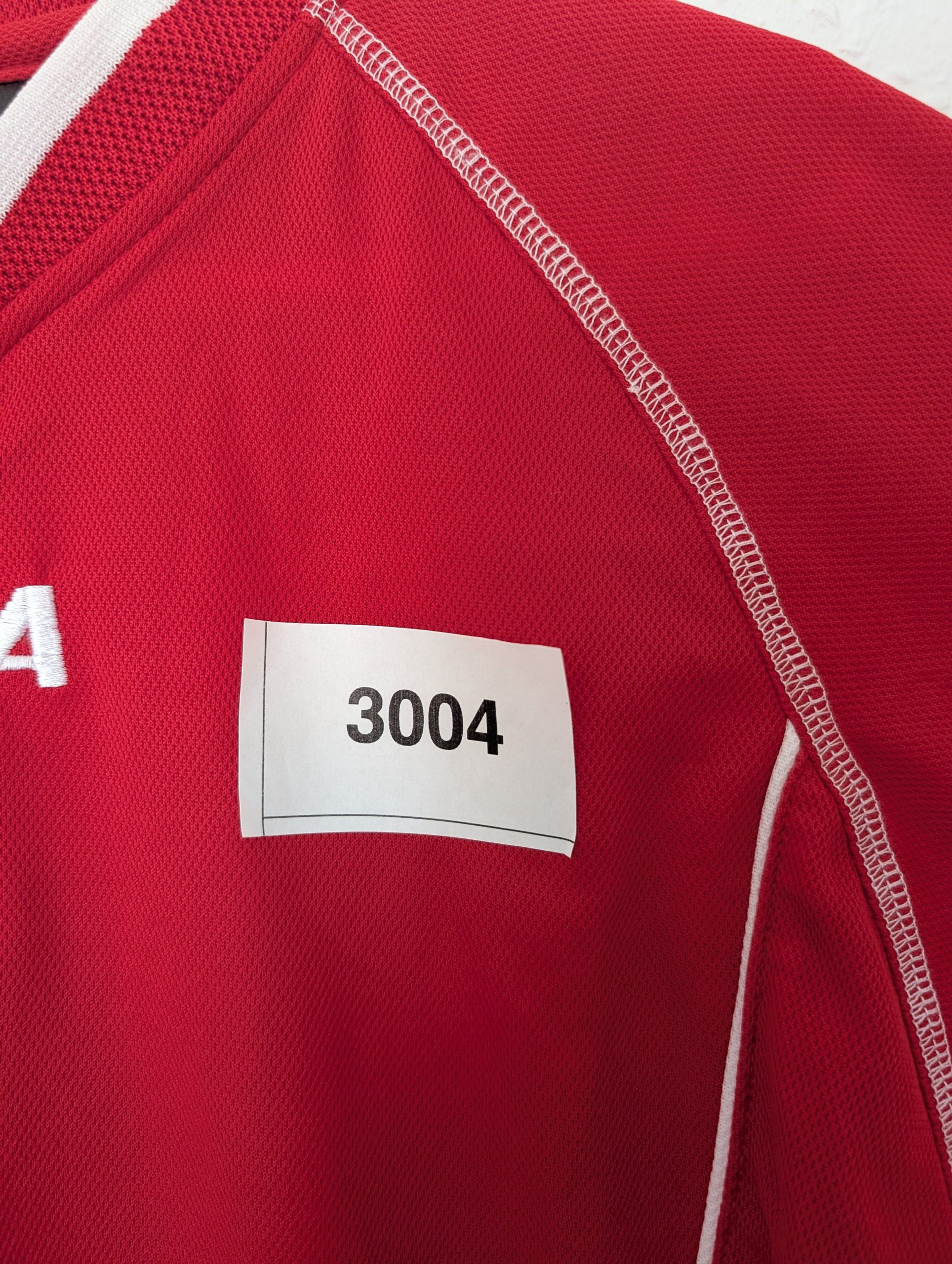 Legea Red Sports Jersey XL Technical Sportswear 3004 image 2