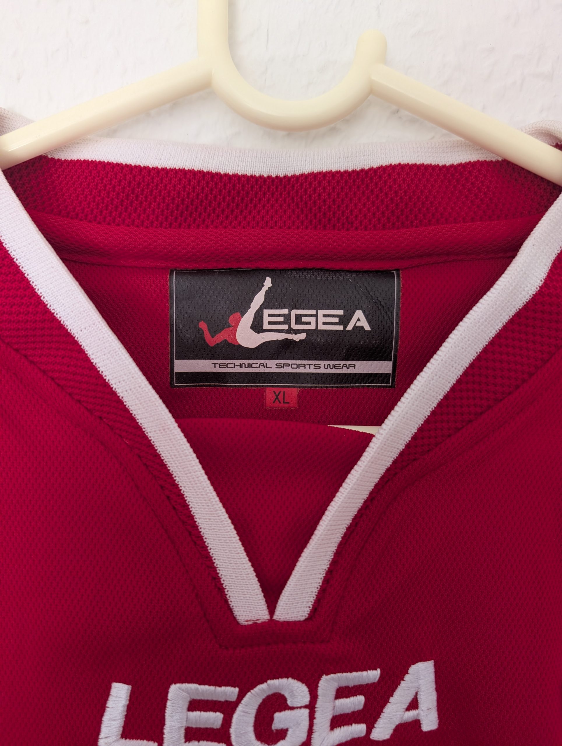Legea Red Sports Jersey XL Technical Sportswear 3004 image 3