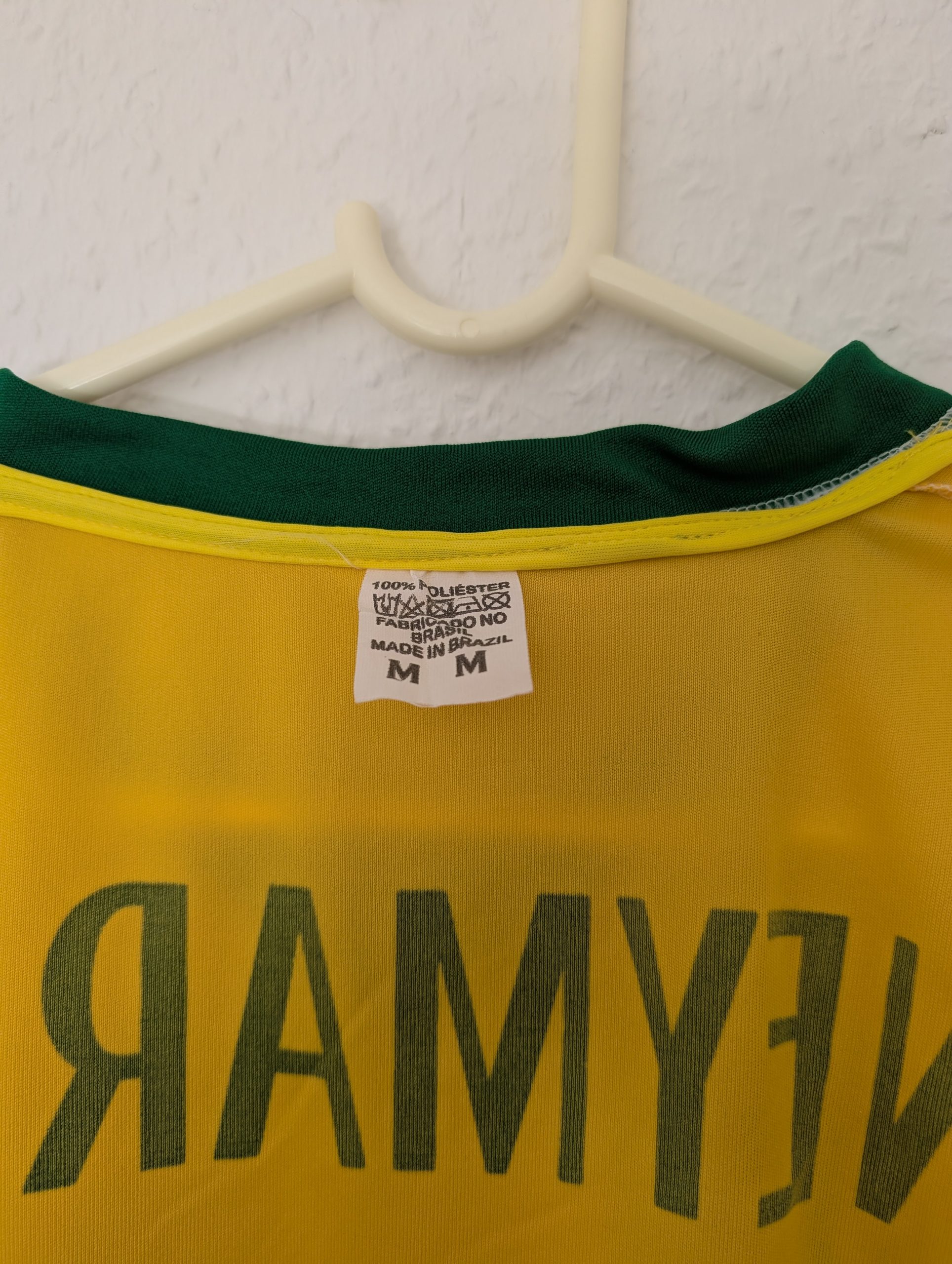 Nike Yellow Brazil Football Jersey Medium 100% Polyester 3005 image 9