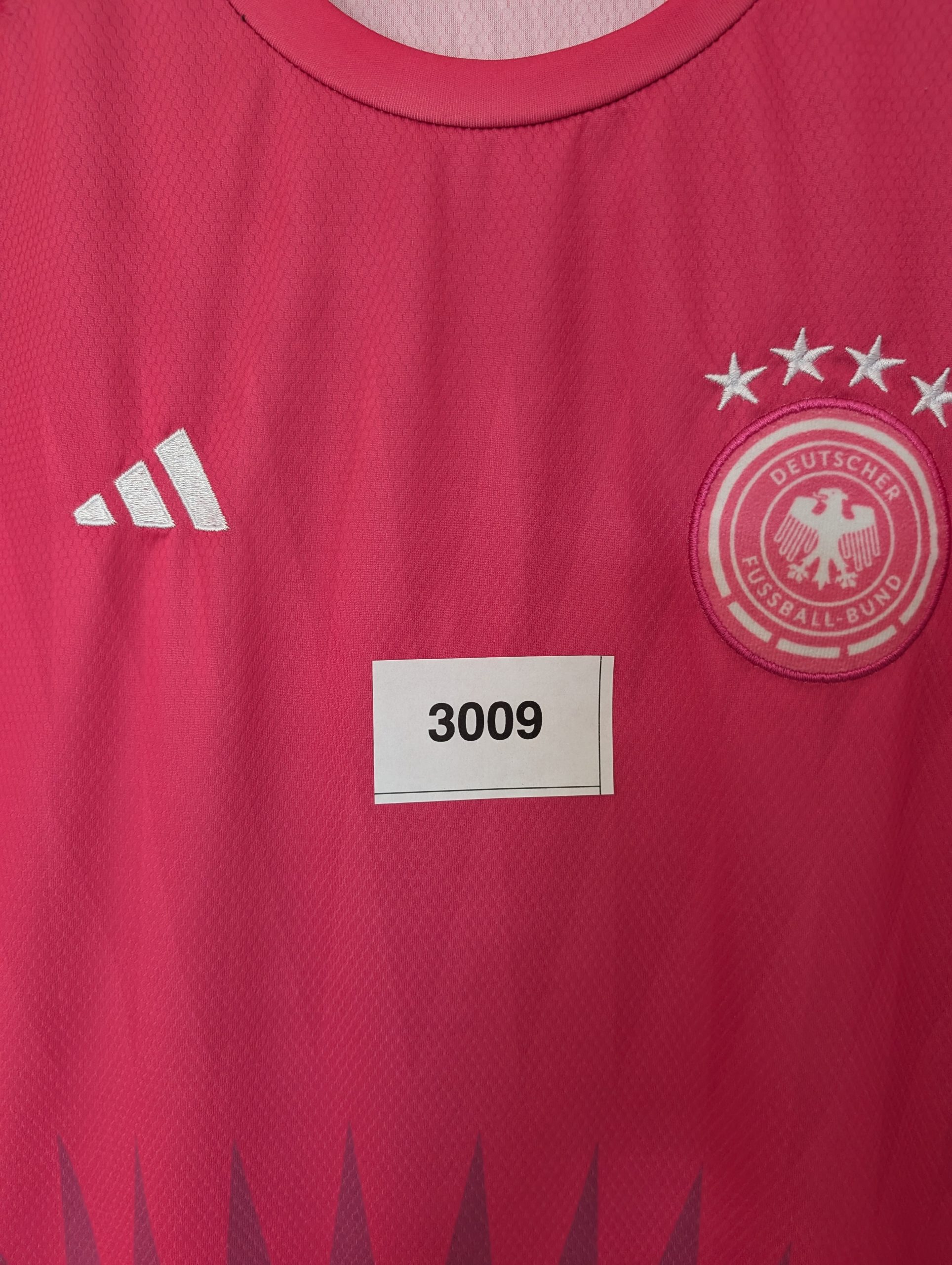 Adidas Pink & Navy Germany Football Jersey 4XL Aeroready 3009 image 3