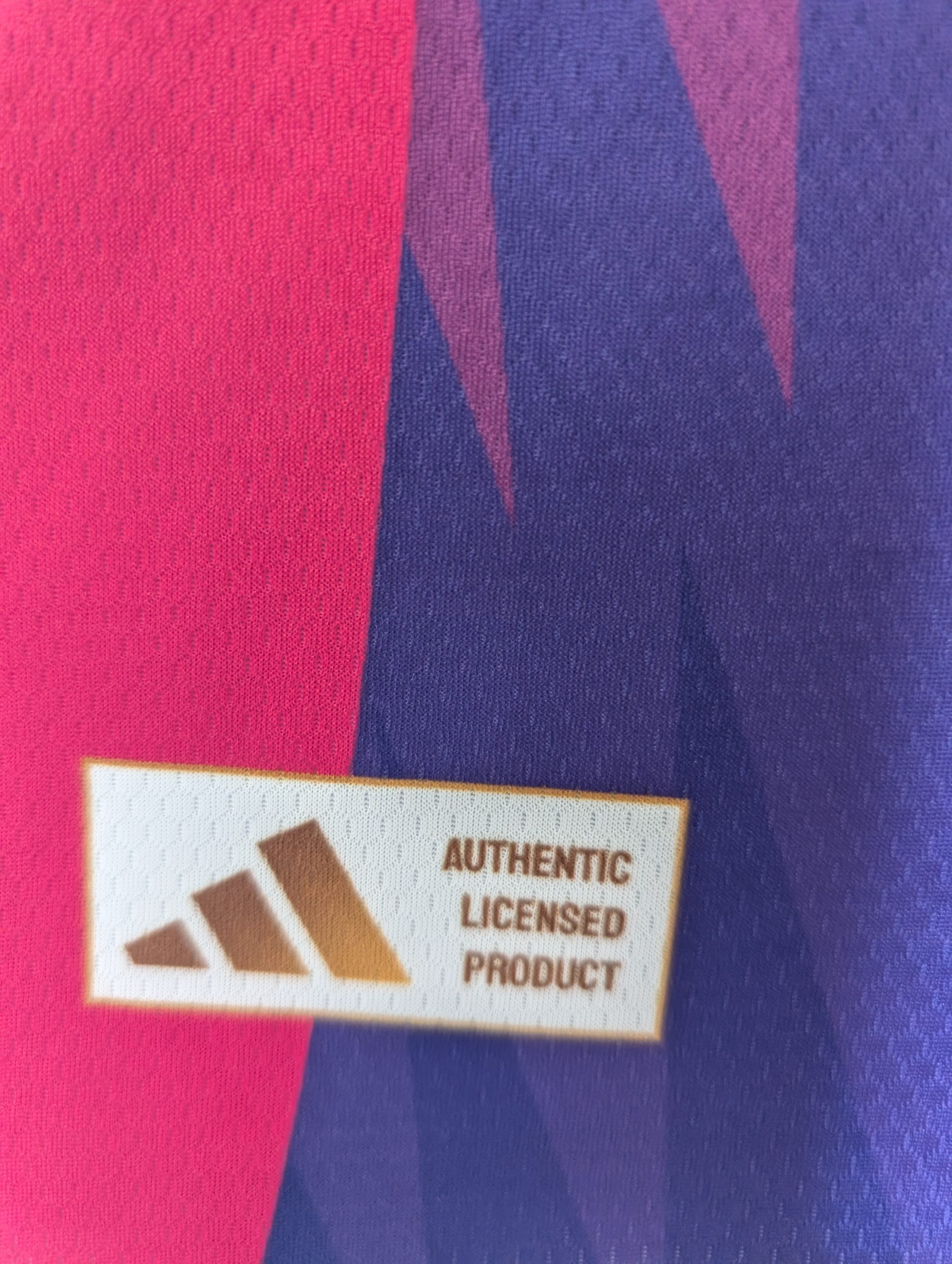 Adidas Pink & Navy Germany Football Jersey 4XL Aeroready 3009 image 6